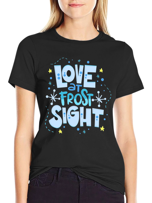 Love at Frost Sight Graphic Tee - Winter Holiday T-Shirt