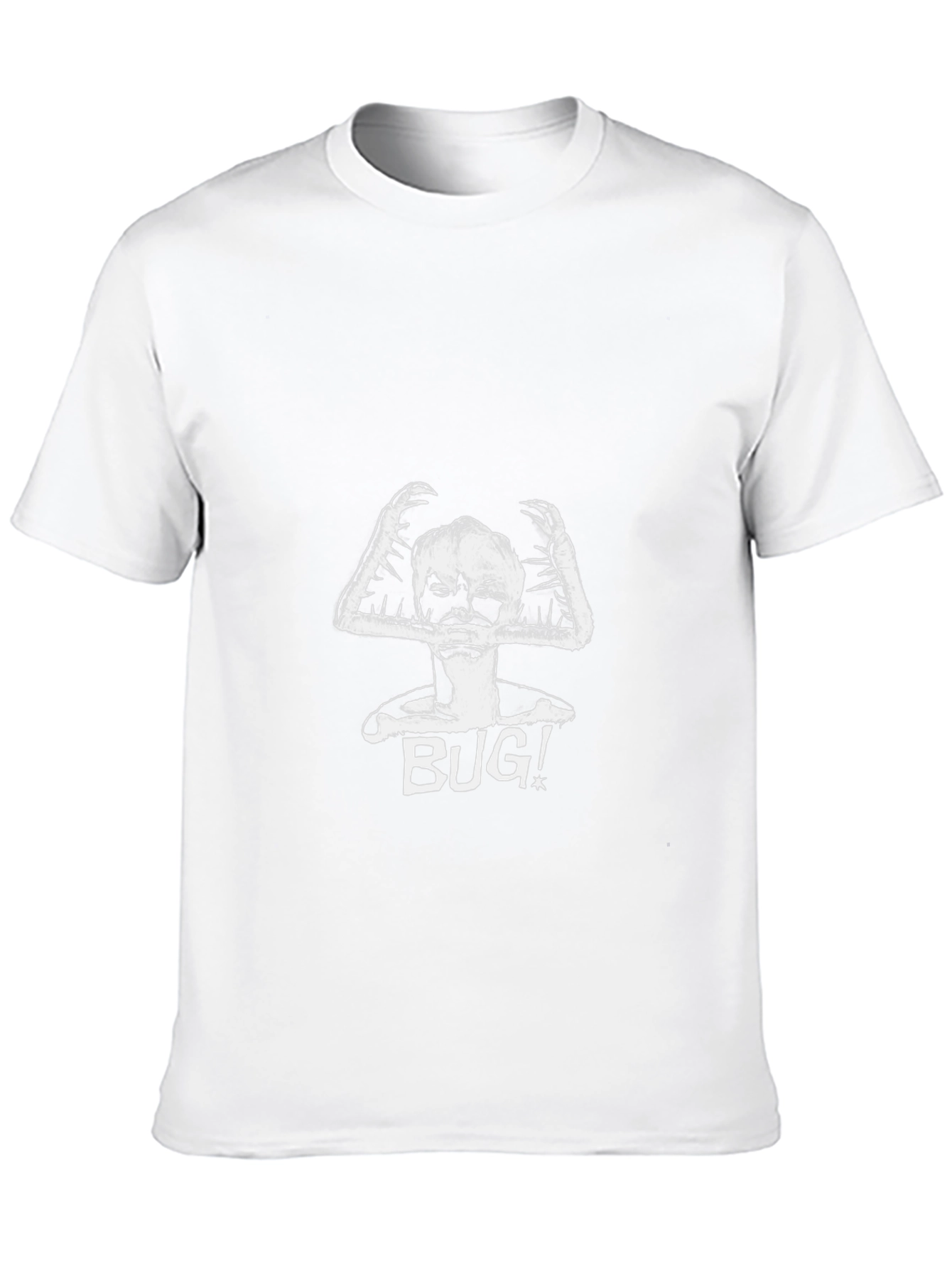 Bug! Graphic Tee - Unisex Black Cotton T-Shirt