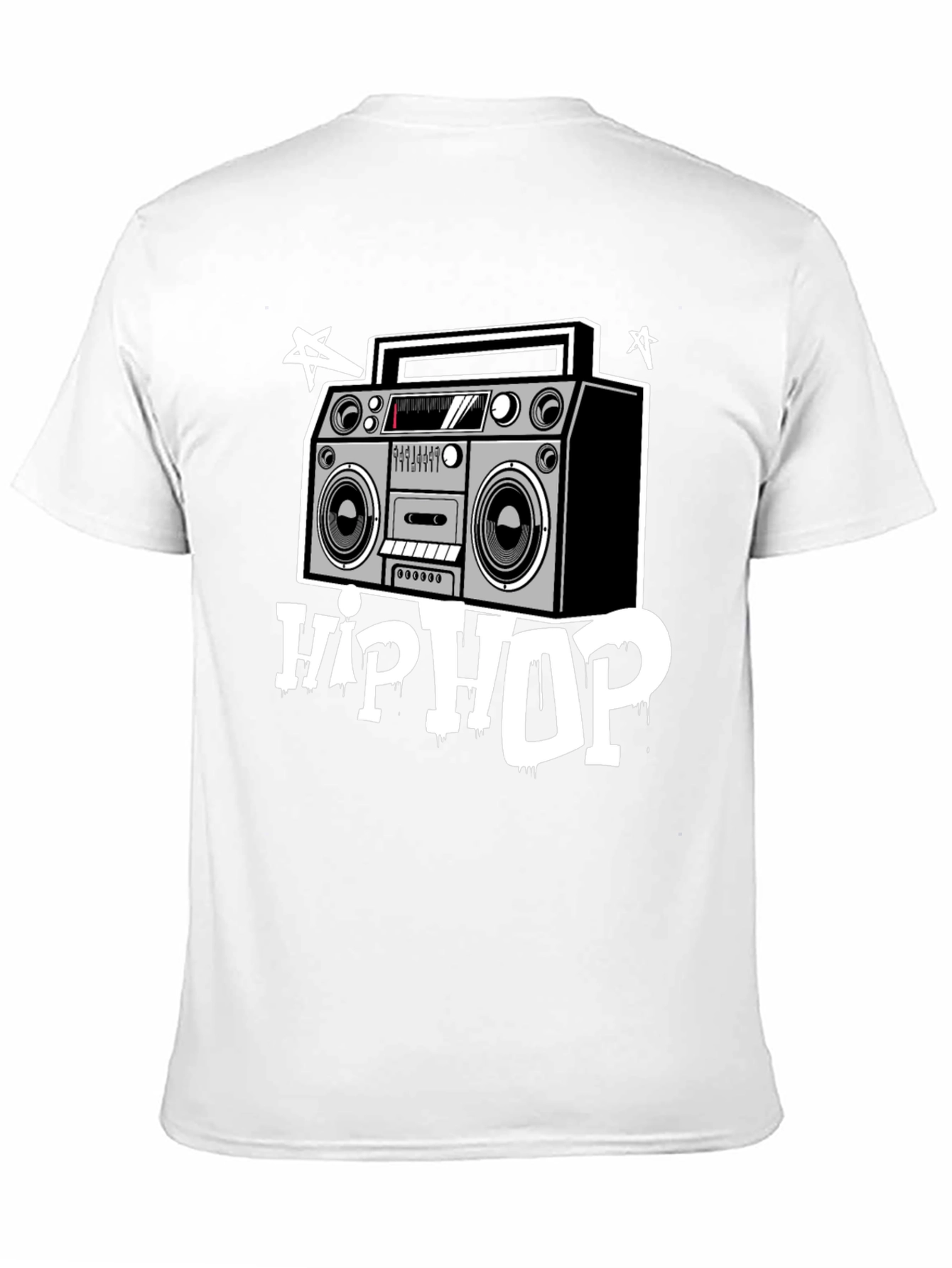 Hip Hop Boombox Graphic T-Shirt