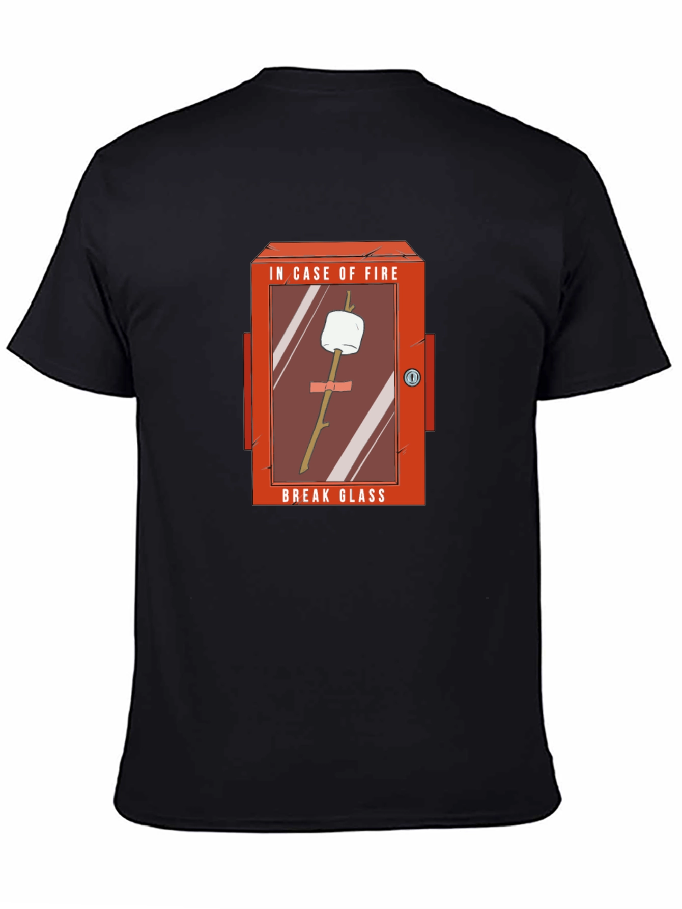 Humorous Marshmallow Fire Emergency T-Shirt