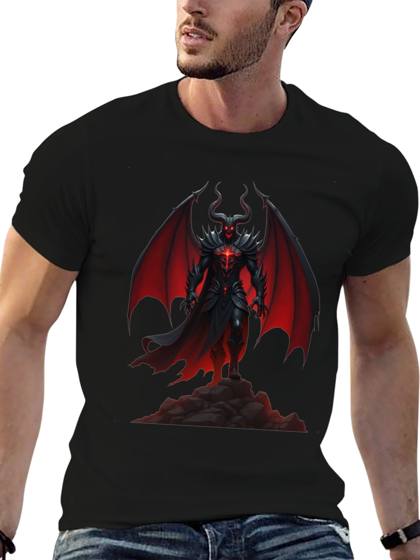 Devil King T-Shirt - Dark Fantasy Graphic Tee