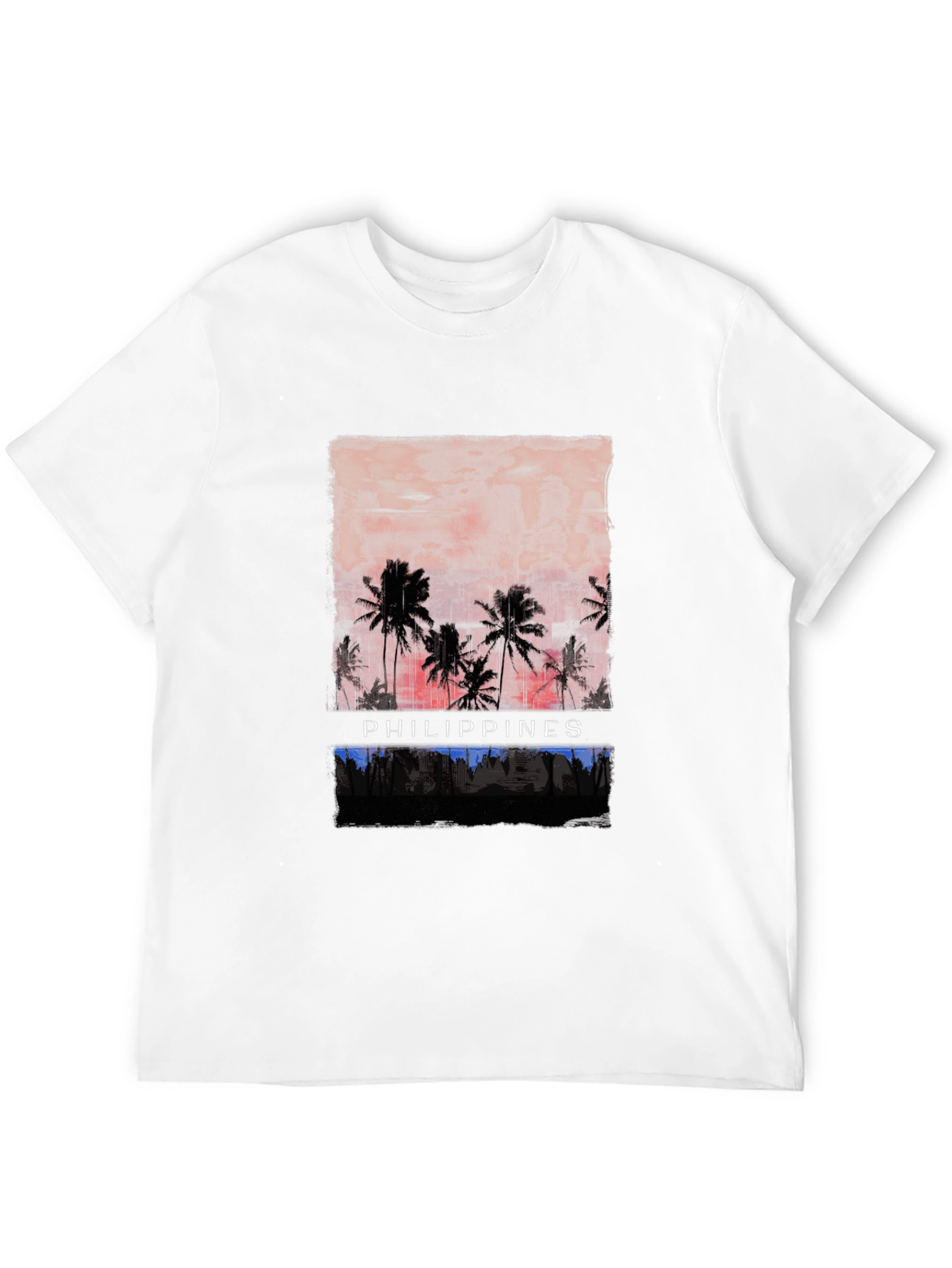 Philippines Sunset Palm Tee