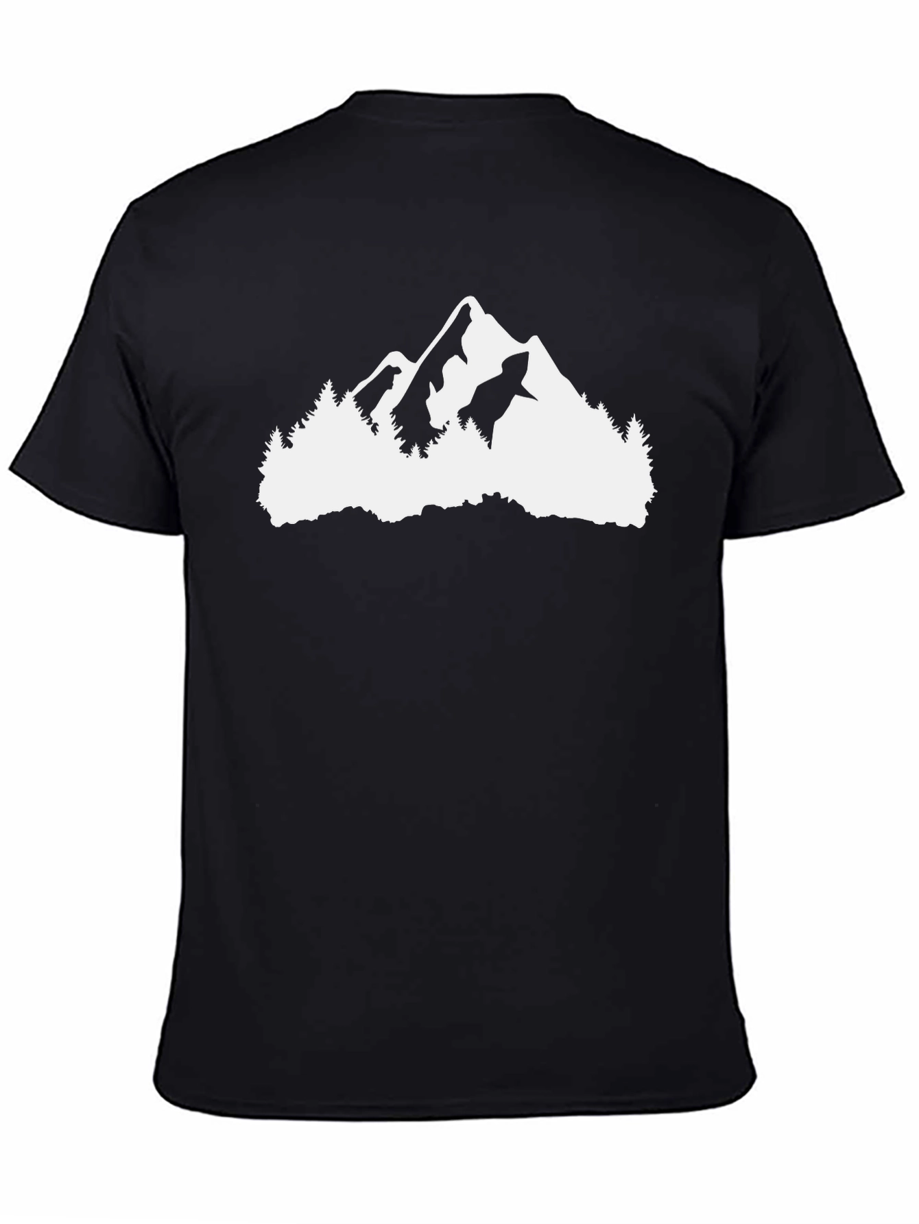 Mountain Graphic Black T-Shirt - Adventure Ready