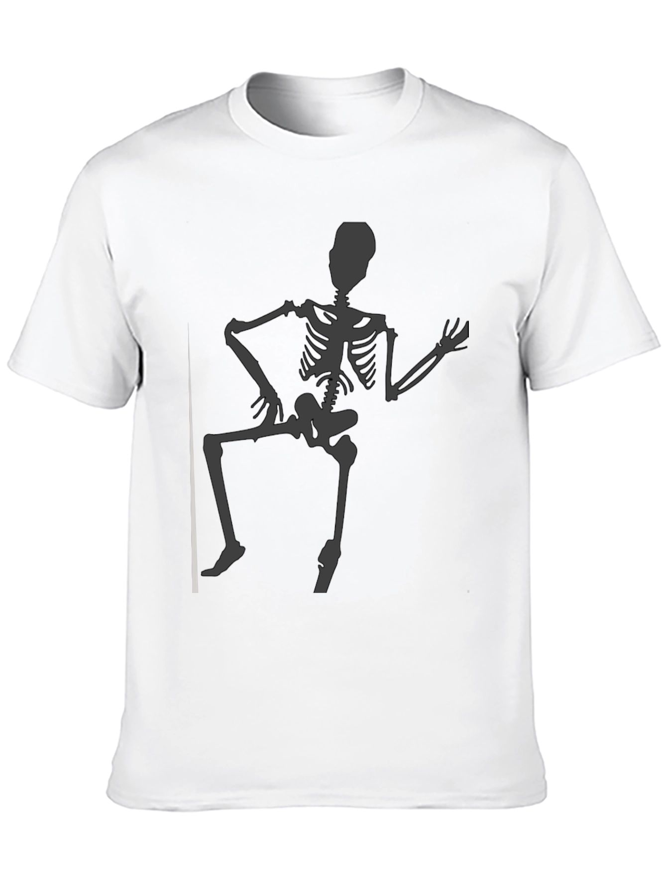 Skeleton Pole Dance Graphic Tee - Mens Black T-Shirt