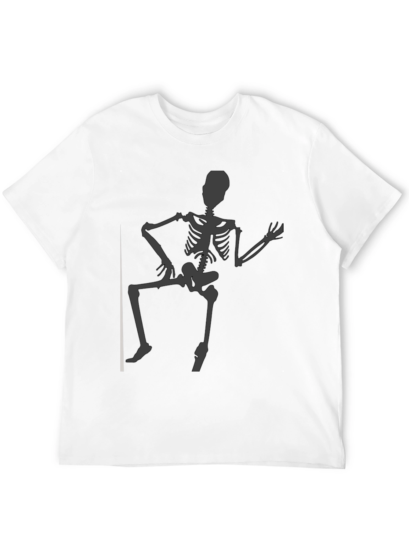 Skeleton Pole Dance Graphic Tee - Mens Black T-Shirt
