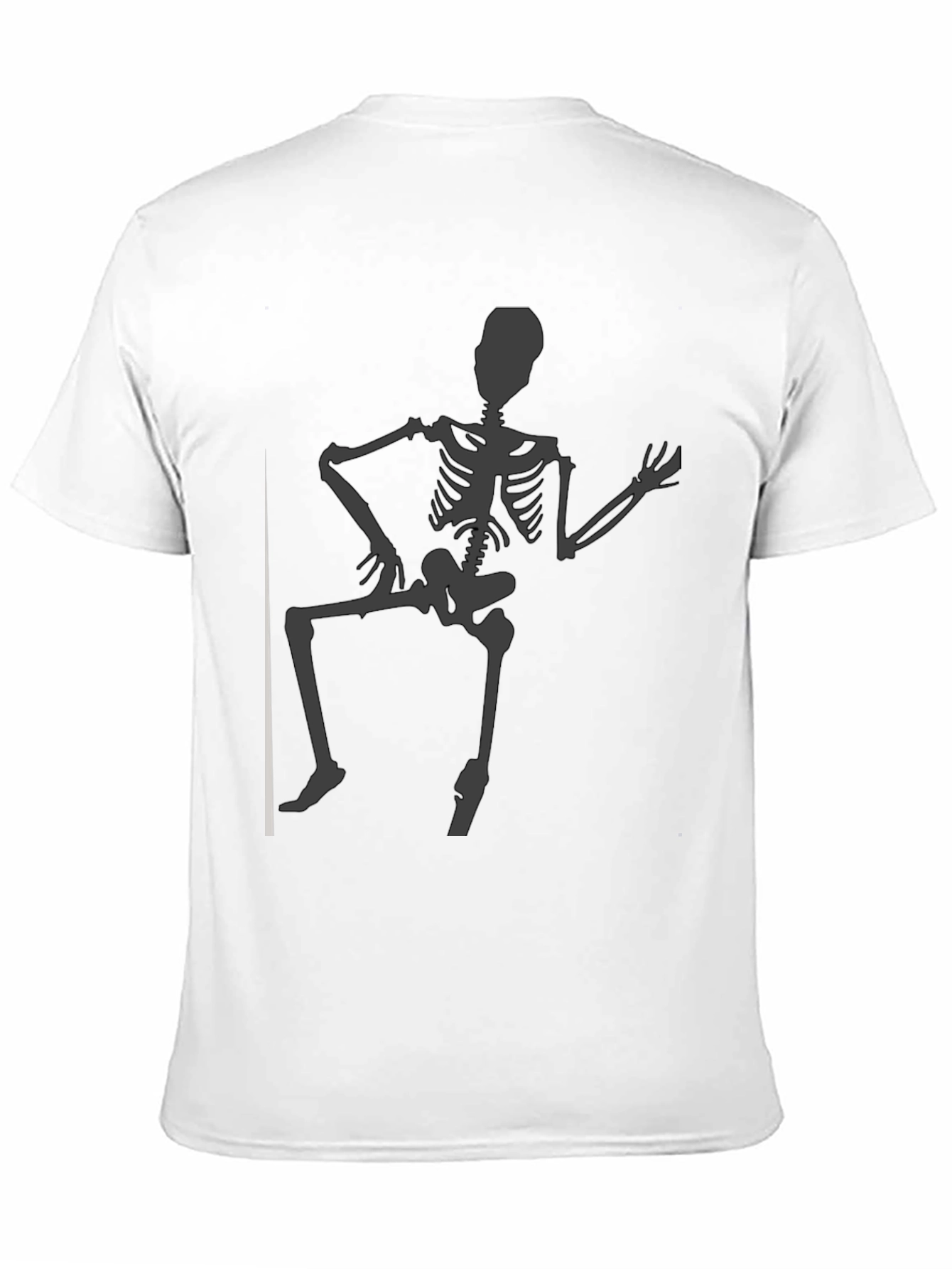 Skeleton Pole Dance Graphic Tee - Mens Black T-Shirt
