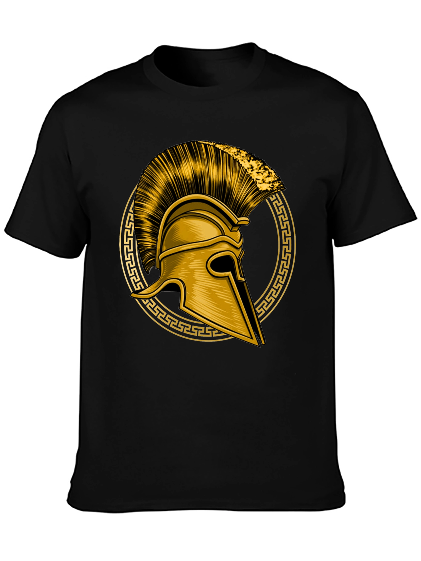 Spartan Helmet Graphic Tee - Black
