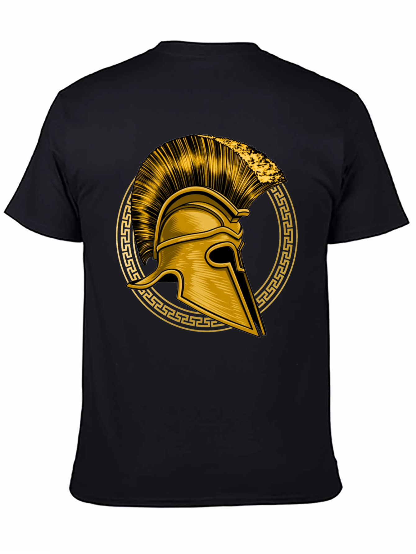 Spartan Helmet Graphic Tee - Black