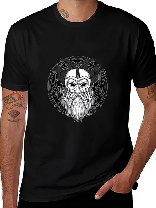 Odin Raven Viking T-Shirt - Norse Mythology