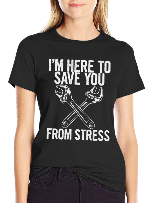 Stress Relief T-Shirt - Wrench Graphic