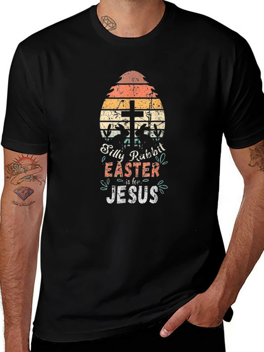 Silly Rabbit Easter Jesus Graphic T-Shirt