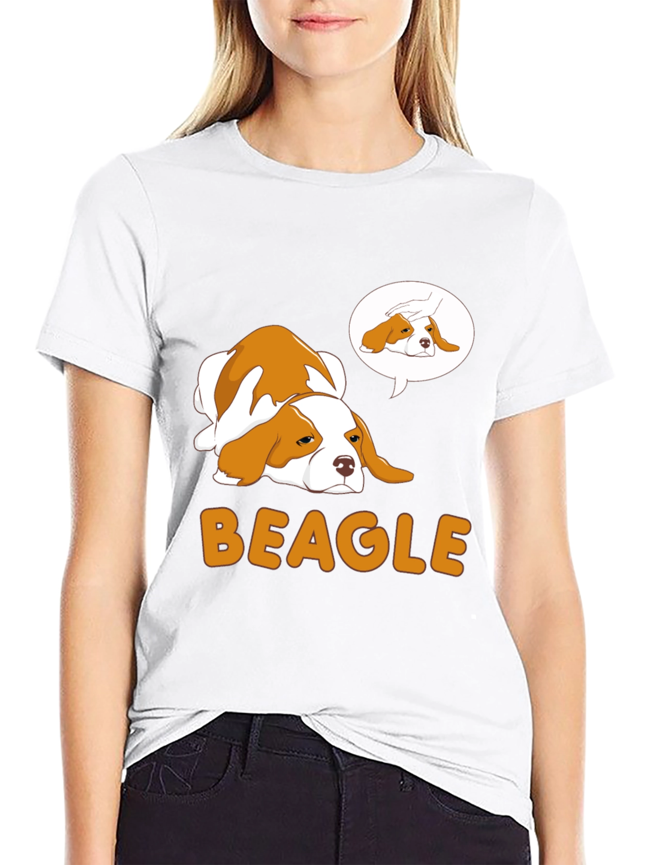 Beagle Dog Graphic T-Shirt - Cute Pet Lover Tee