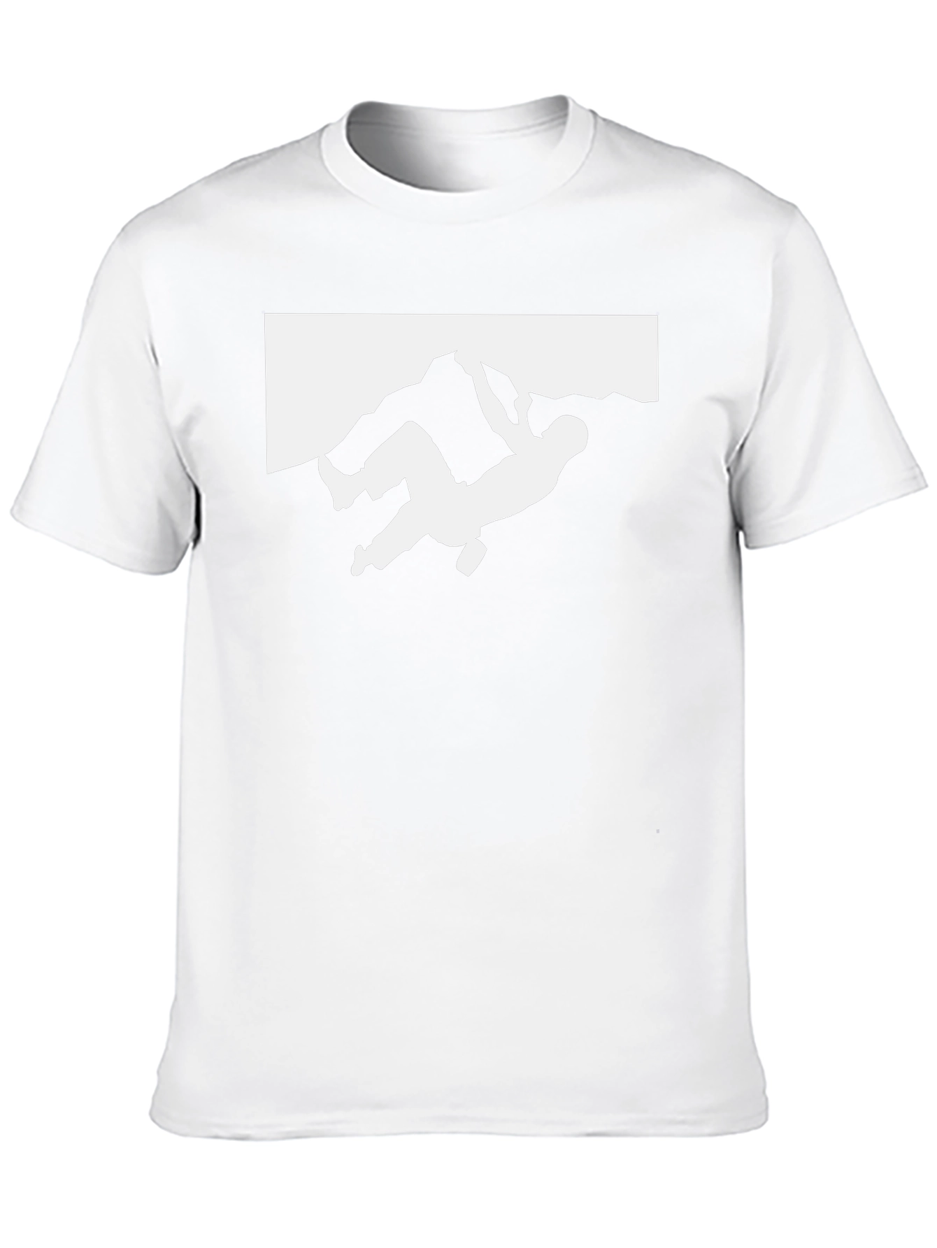Climbing Silhouette Graphic Tee - Black