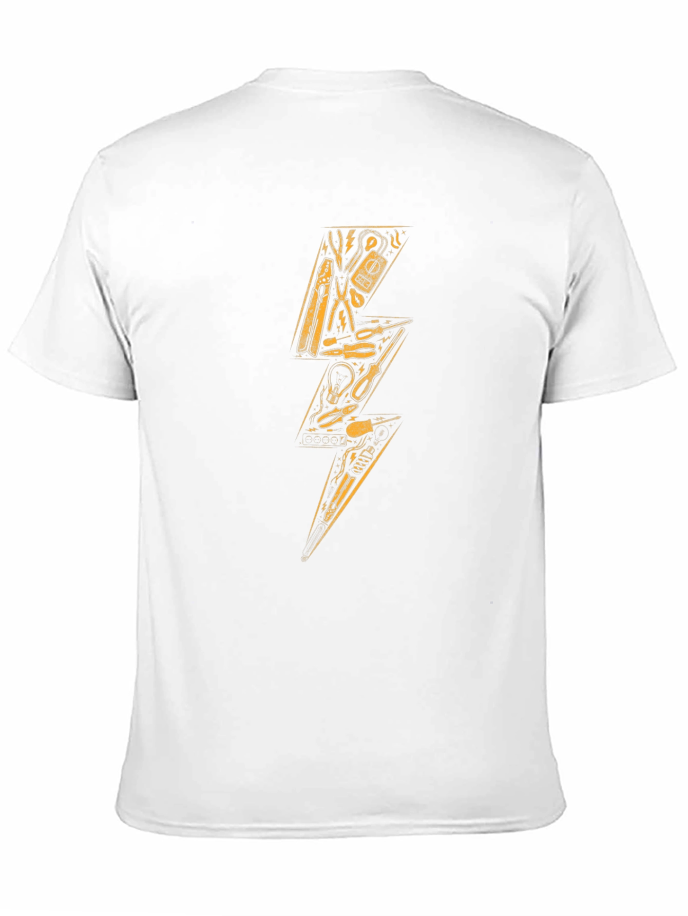 Electrician Tools Lightning Bolt Graphic T-Shirt