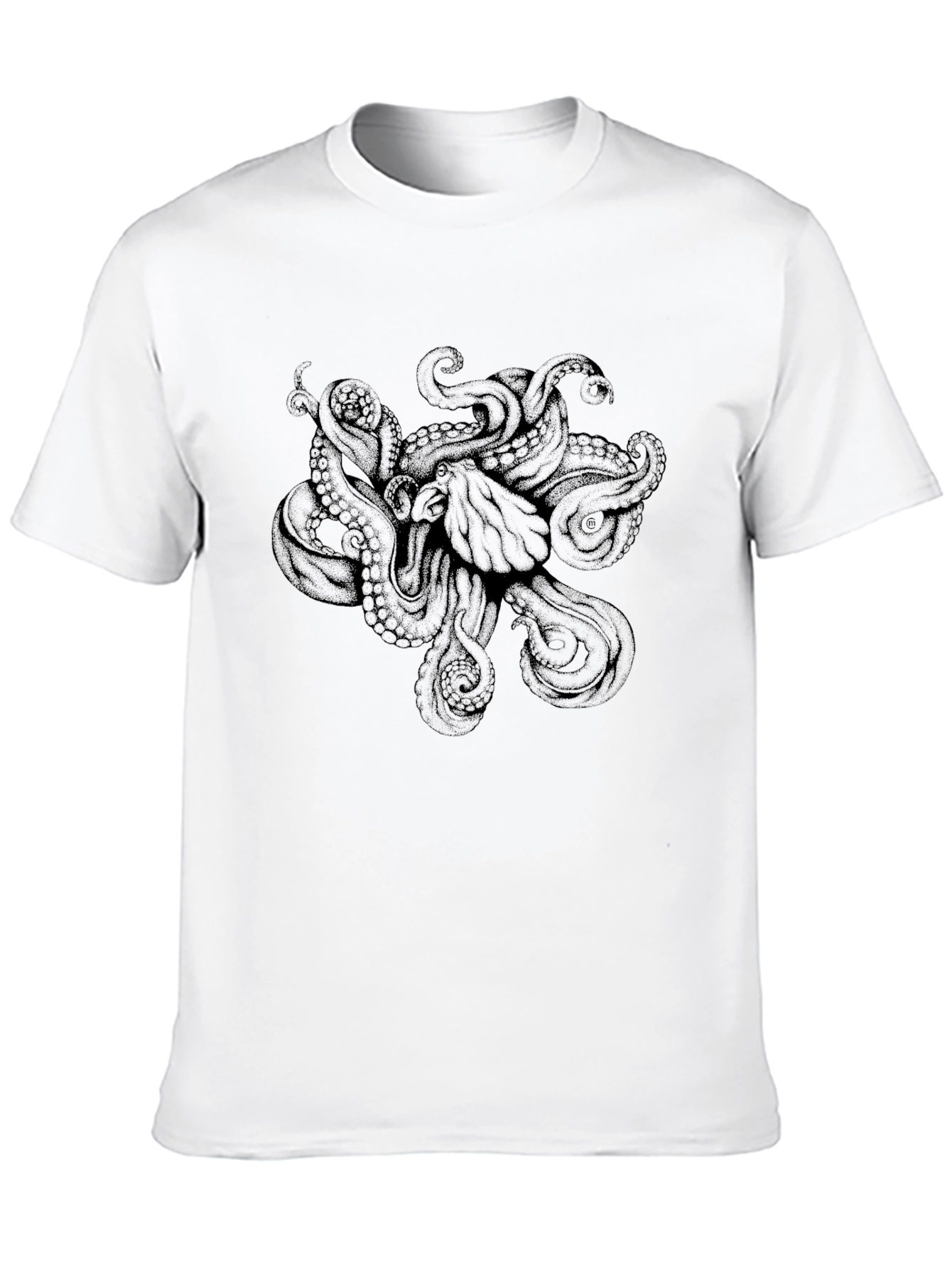 Octopus Graphic Black T-Shirt