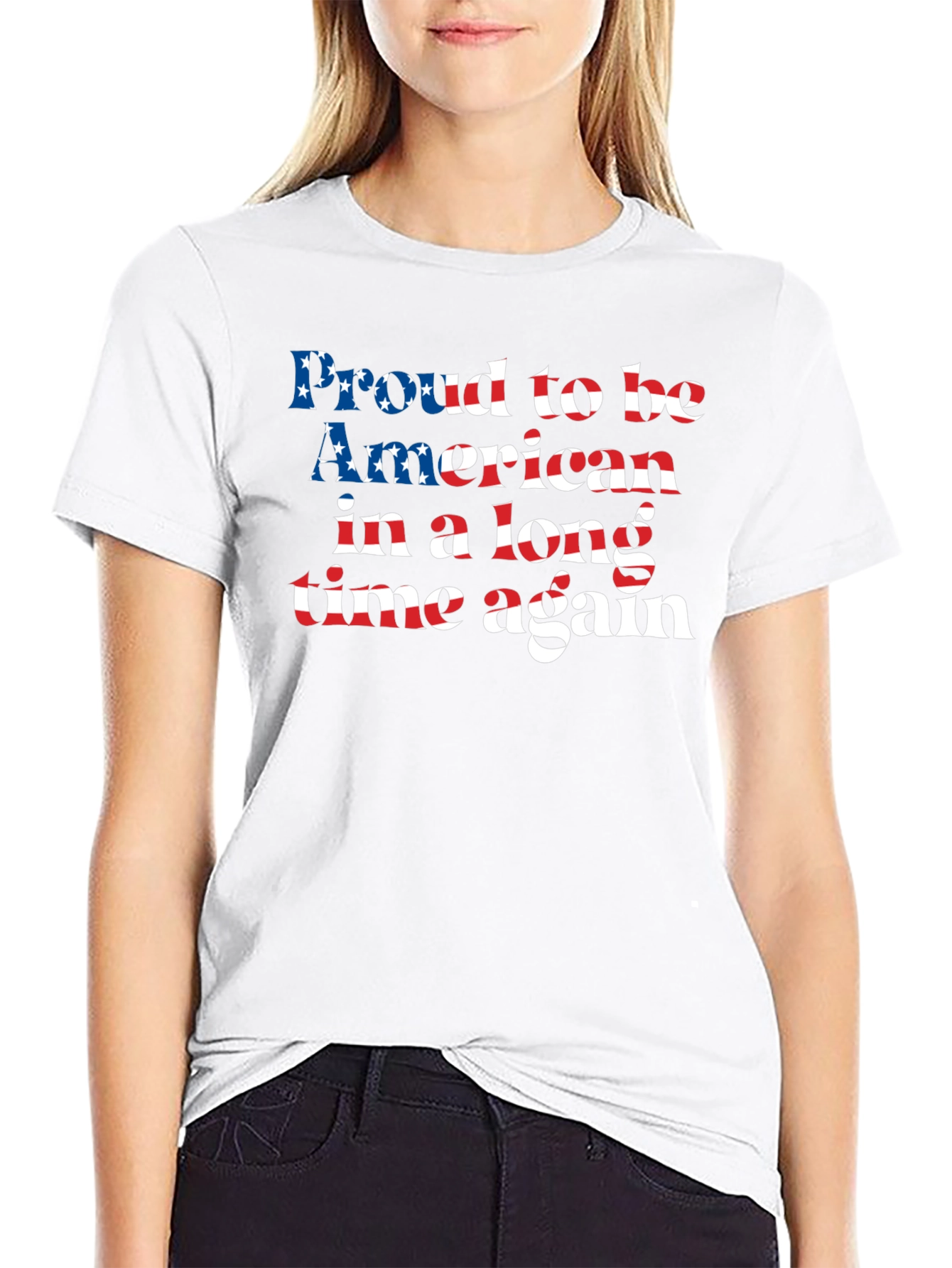 Proud American Patriotic Graphic Tee