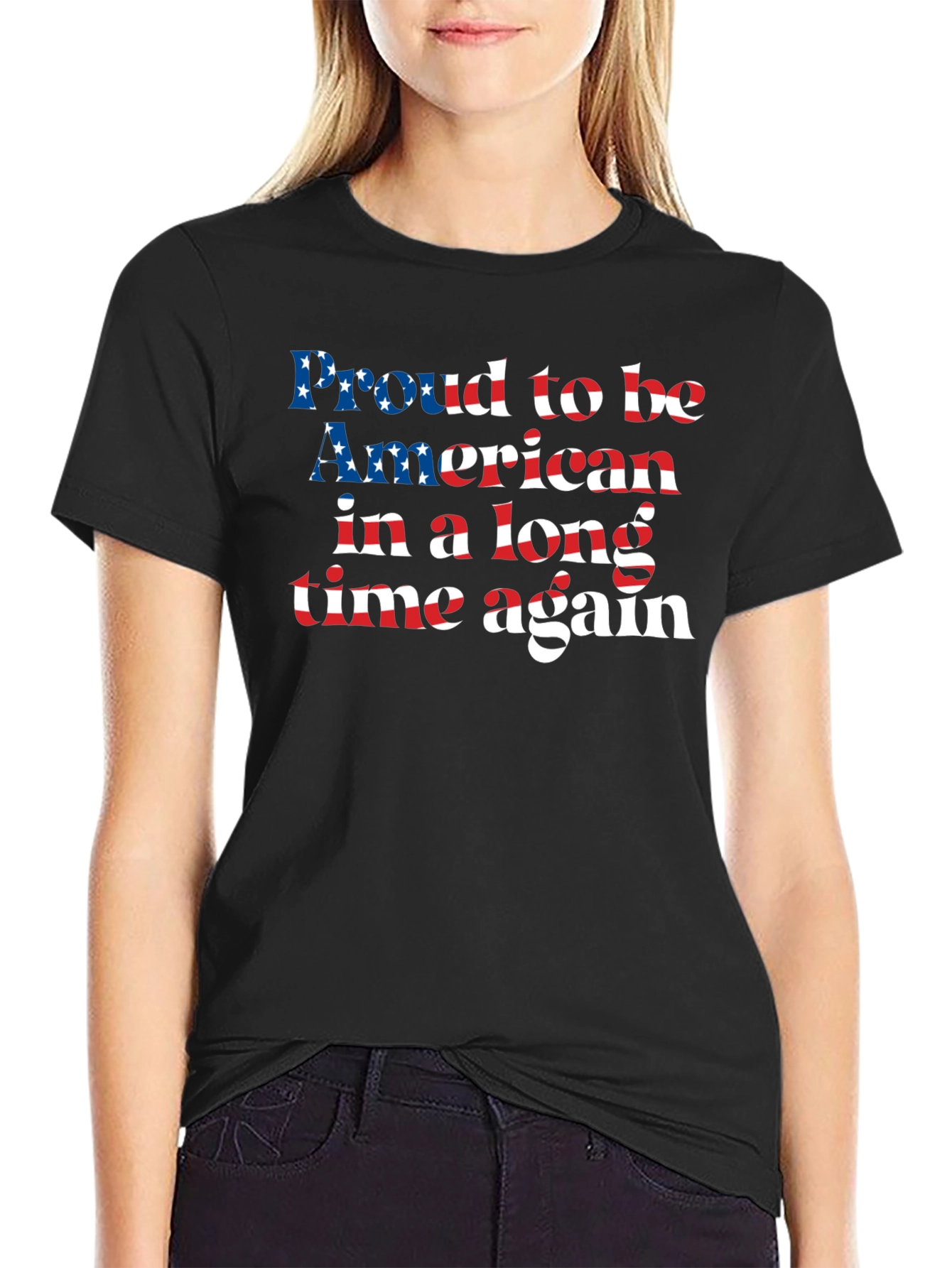 Proud American Patriotic Graphic Tee