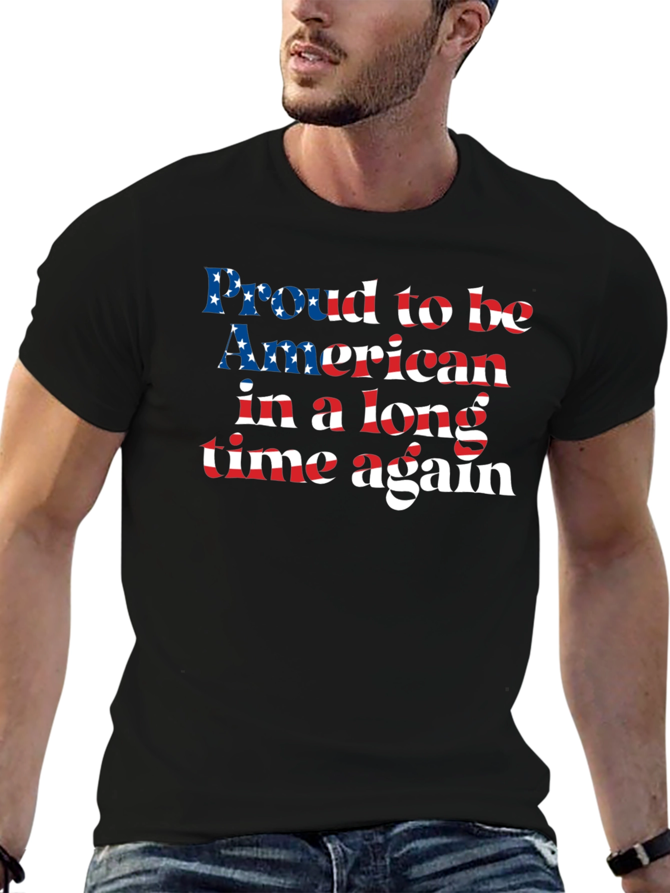 Proud American Patriotic Graphic Tee