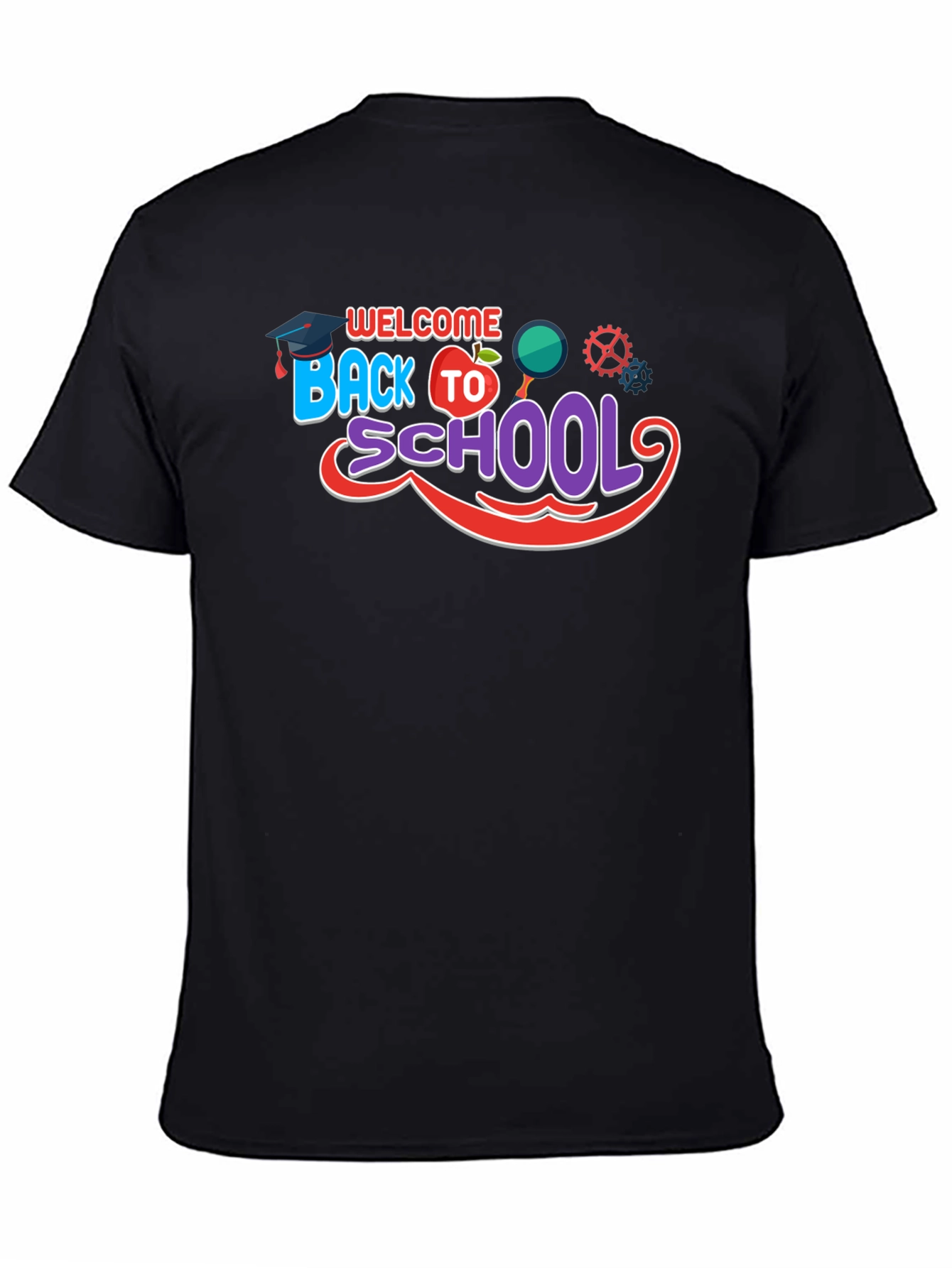 Welcome Back To School Black T-Shirt