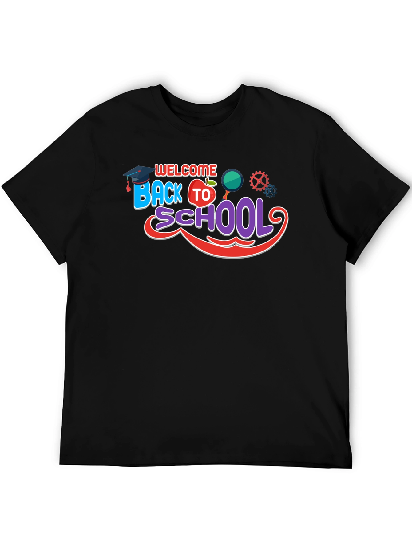 Welcome Back To School Black T-Shirt