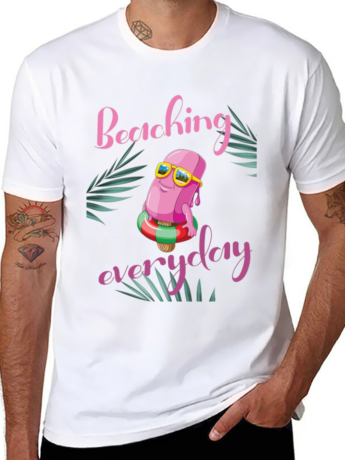 Beaching Everyday Graphic T-Shirt