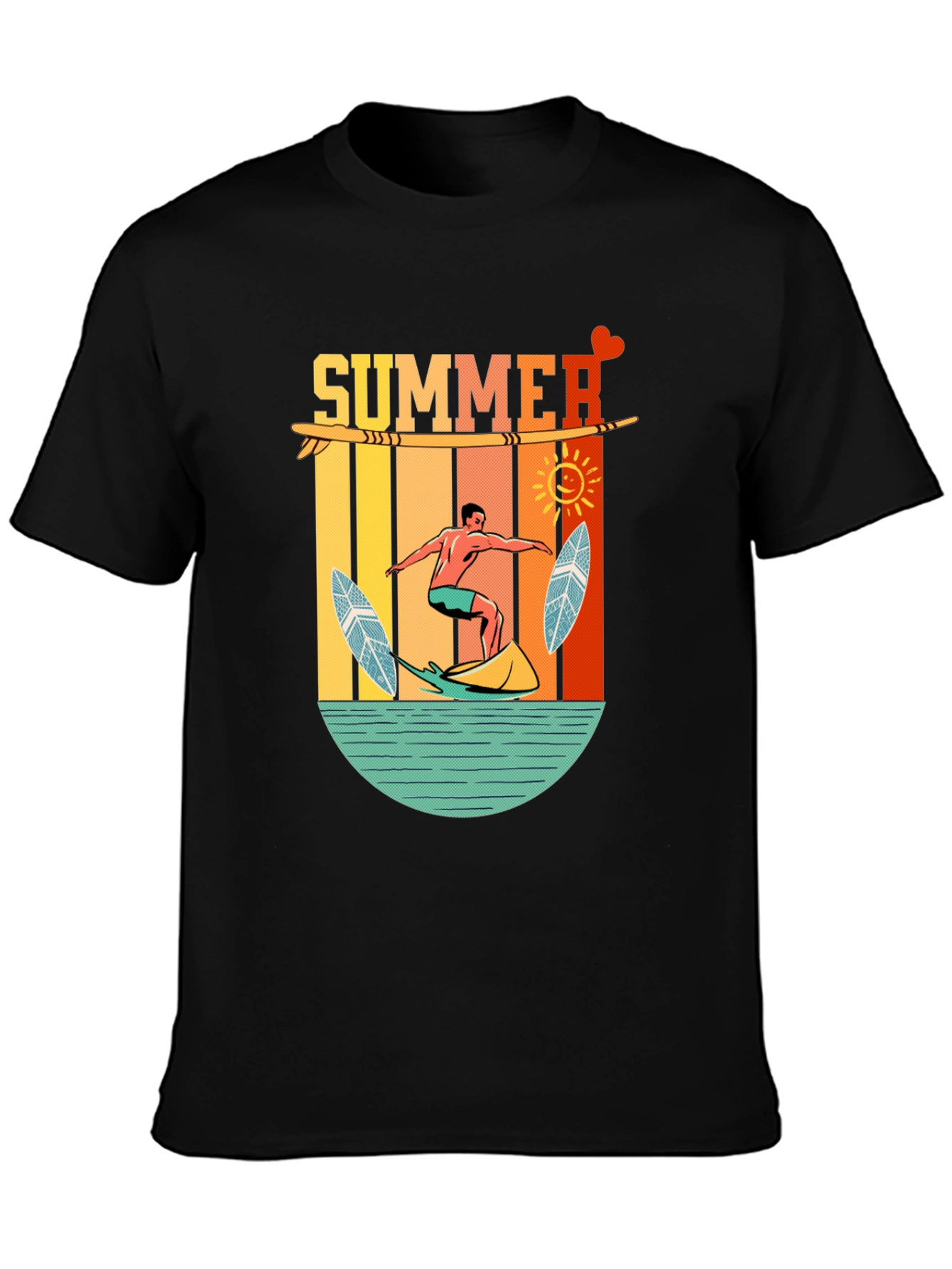 Summer Surfing T-Shirt - Beach Vibes
