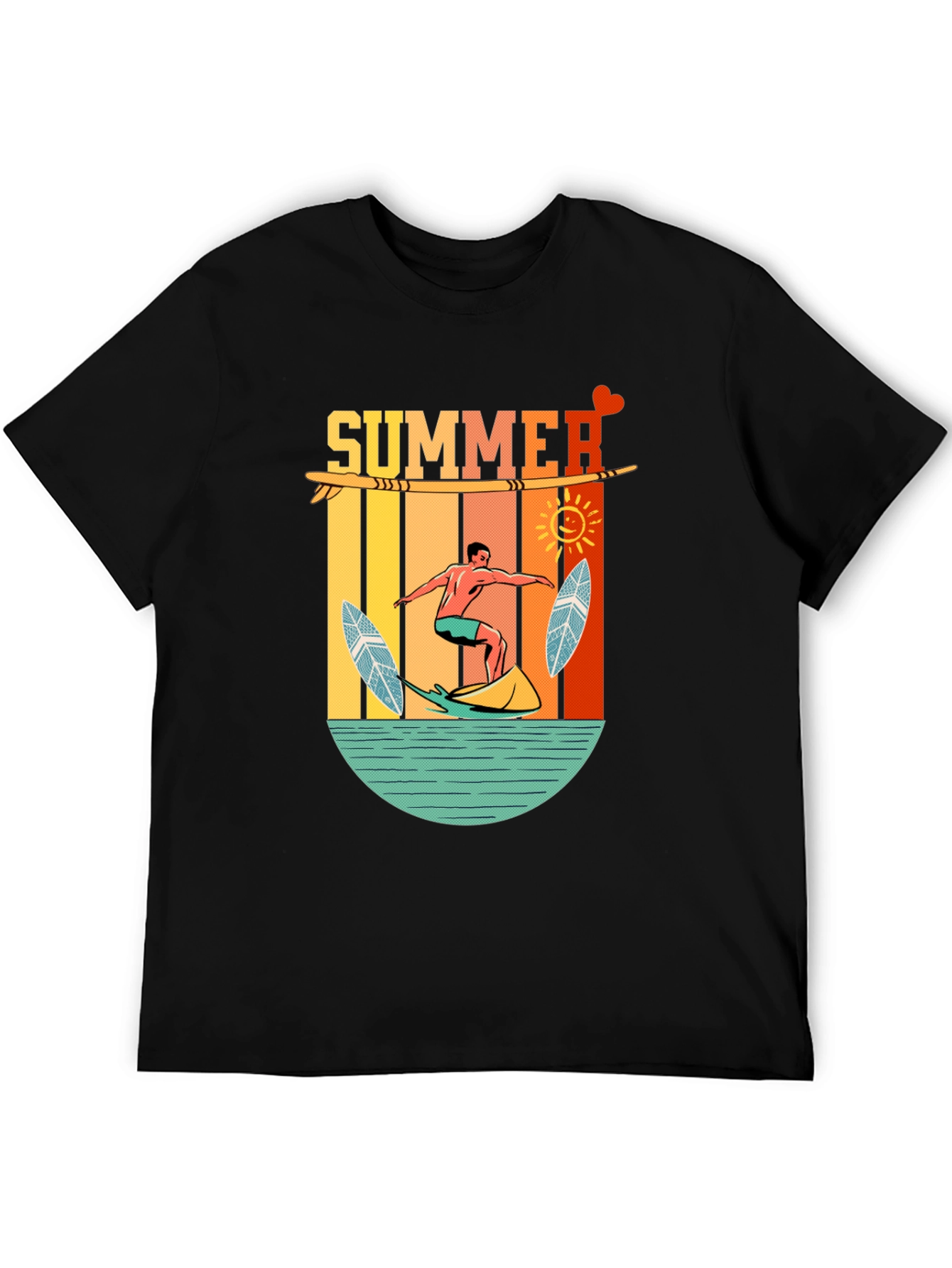 Summer Surfing T-Shirt - Beach Vibes