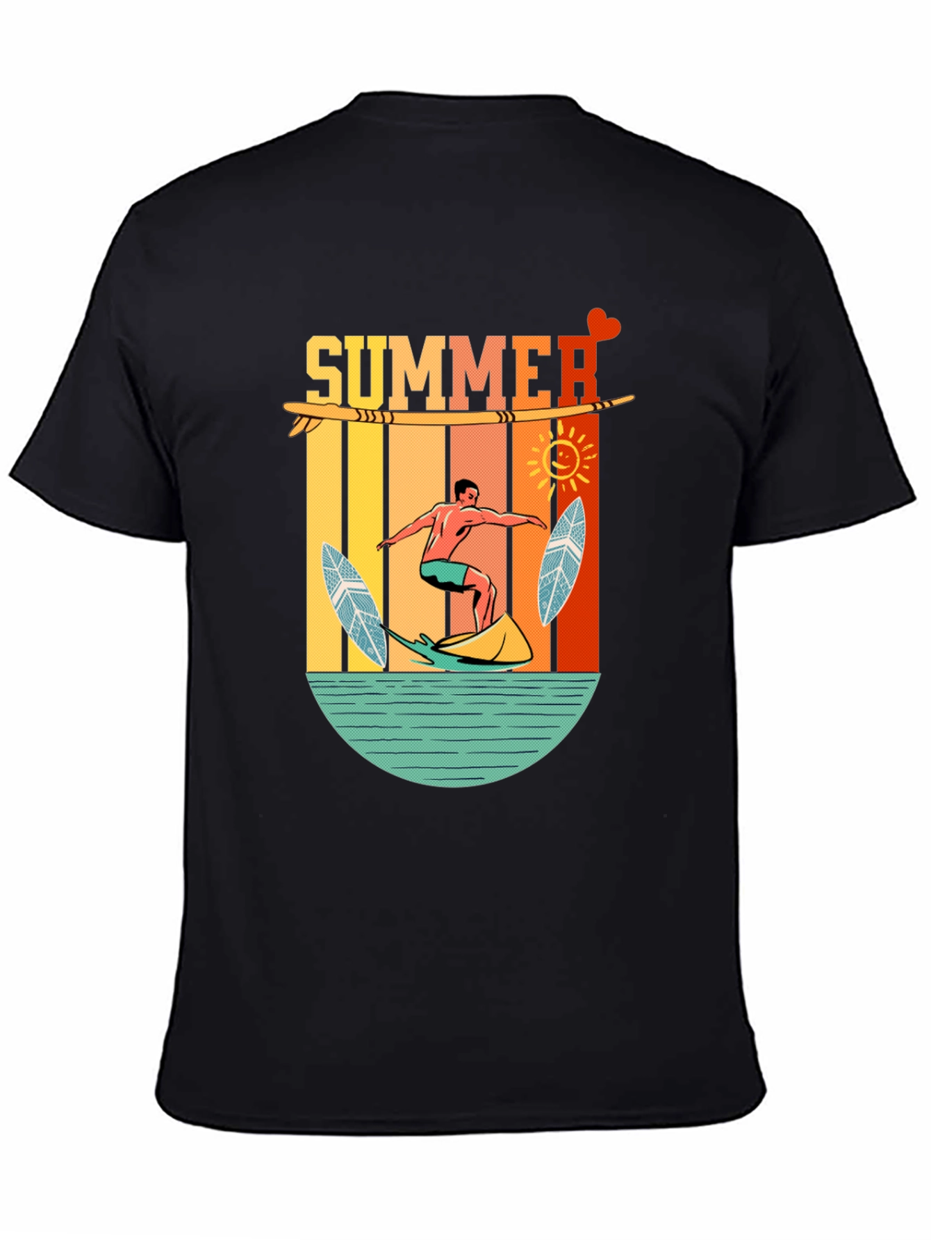 Summer Surfing T-Shirt - Beach Vibes