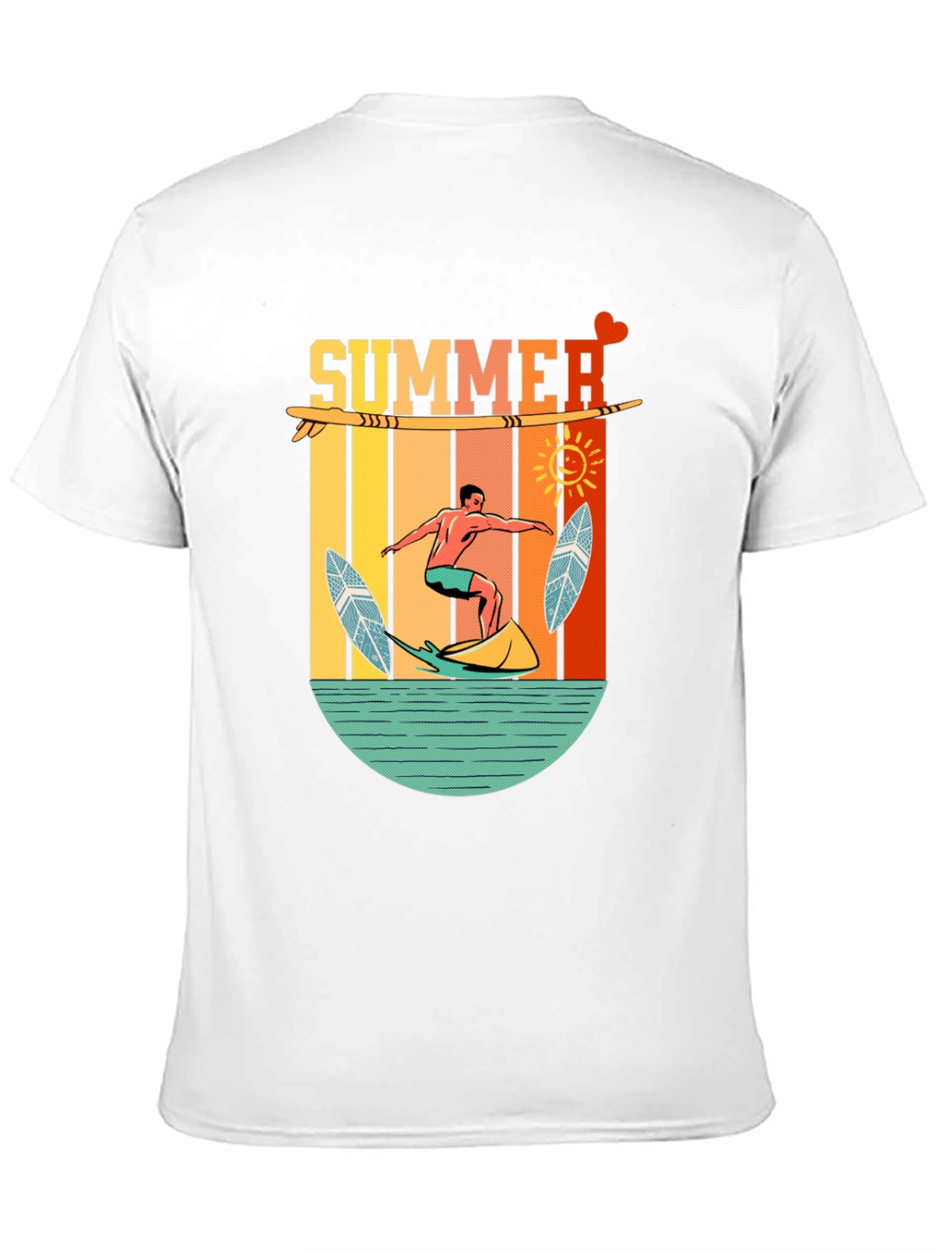 Summer Surfing T-Shirt - Beach Vibes