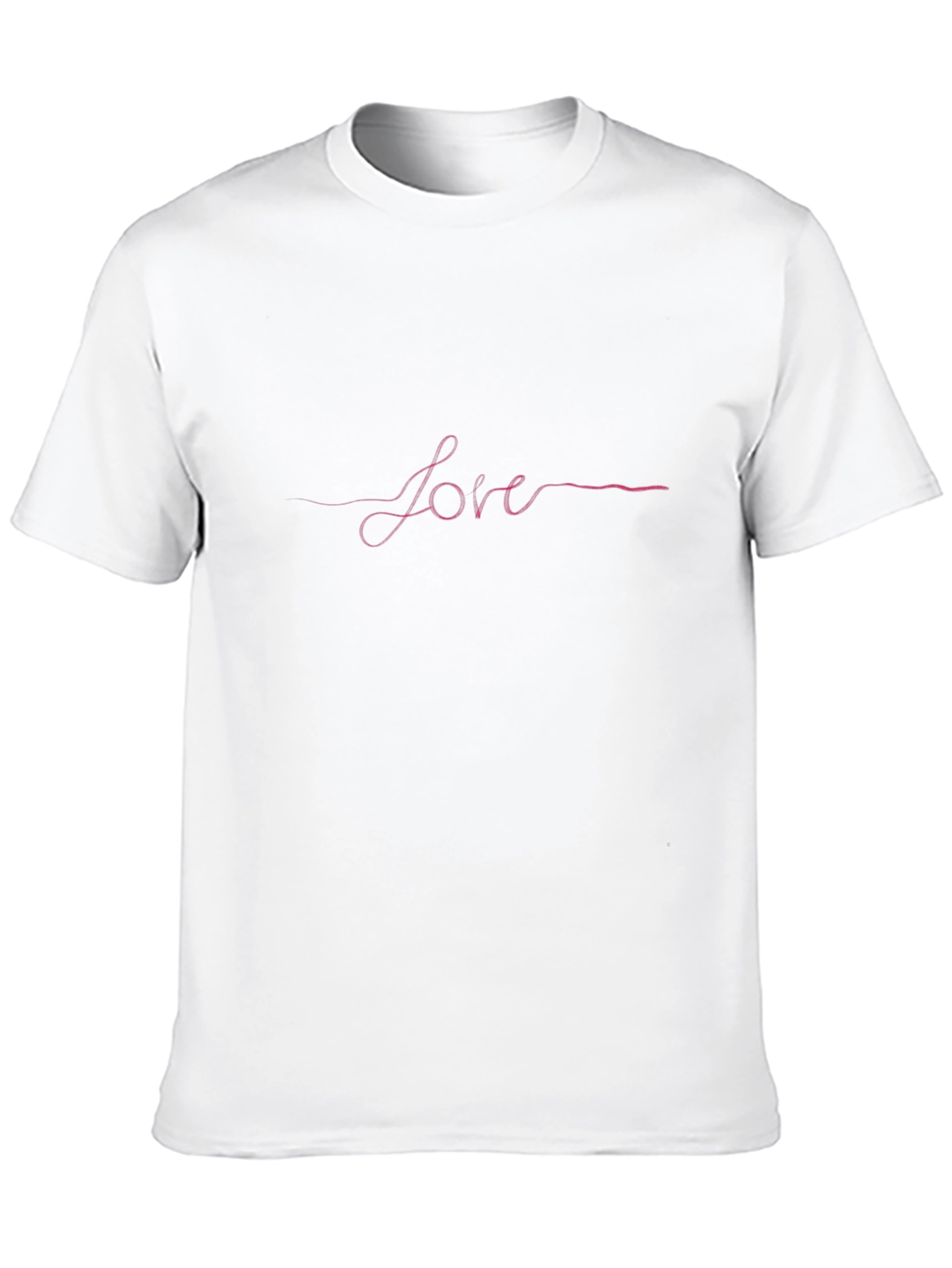 Love Script Black Tee - Stylish Casual Wear