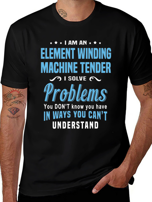 Element Winding Machine Tender T-Shirt