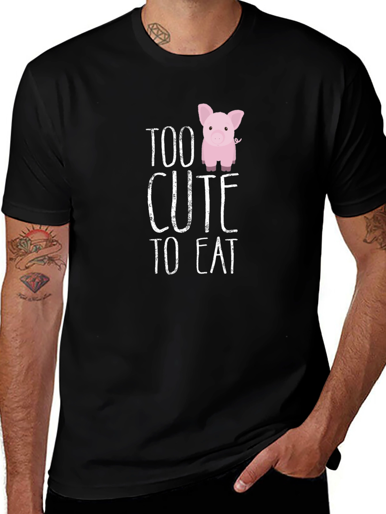 Too Cute to Eat Vegan T-Shirt