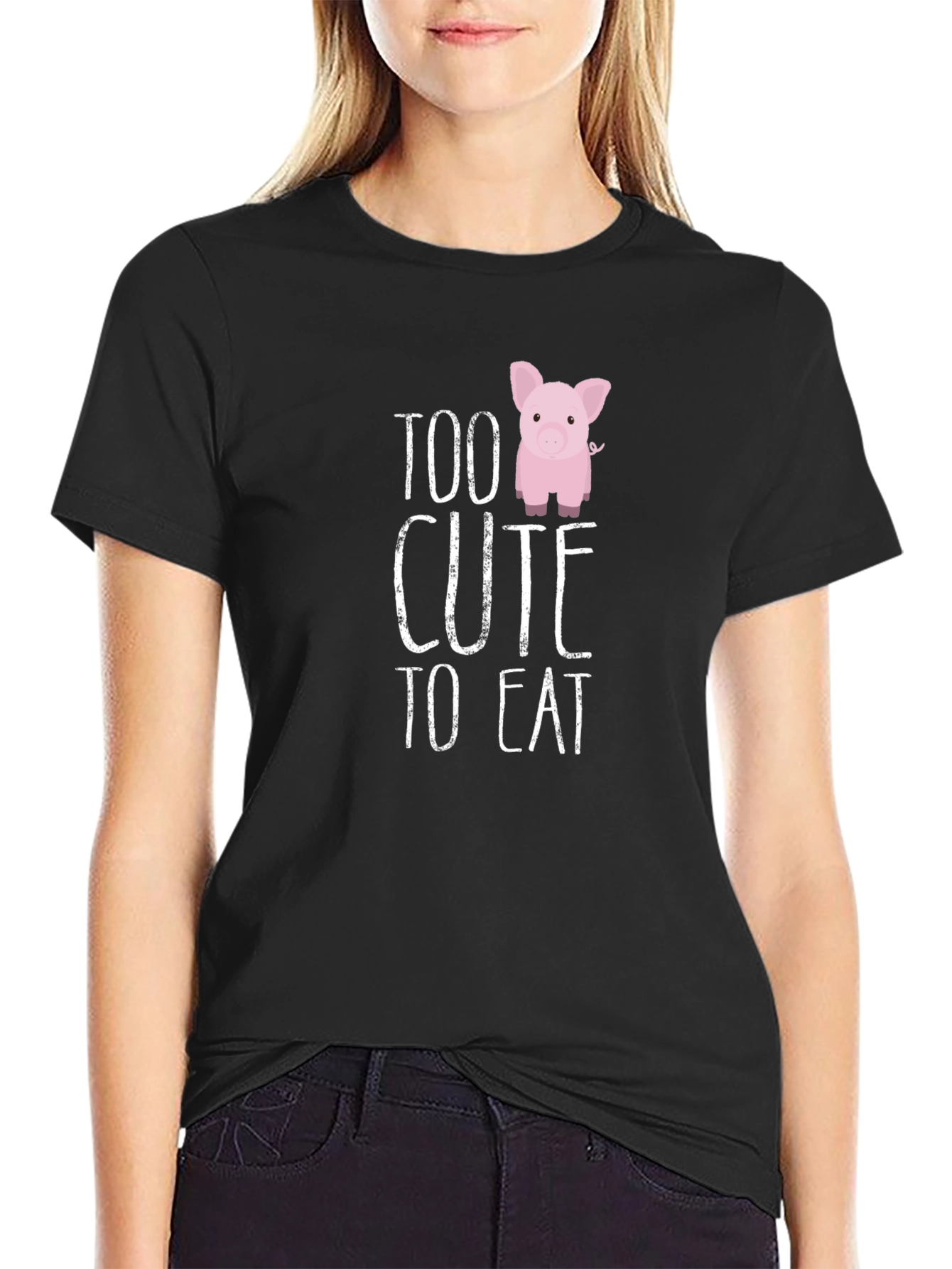 Too Cute to Eat Vegan T-Shirt