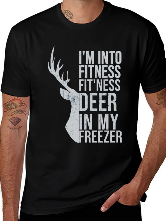 Im Into Fitness Fitness Deer In My Freezer Graphic Tee