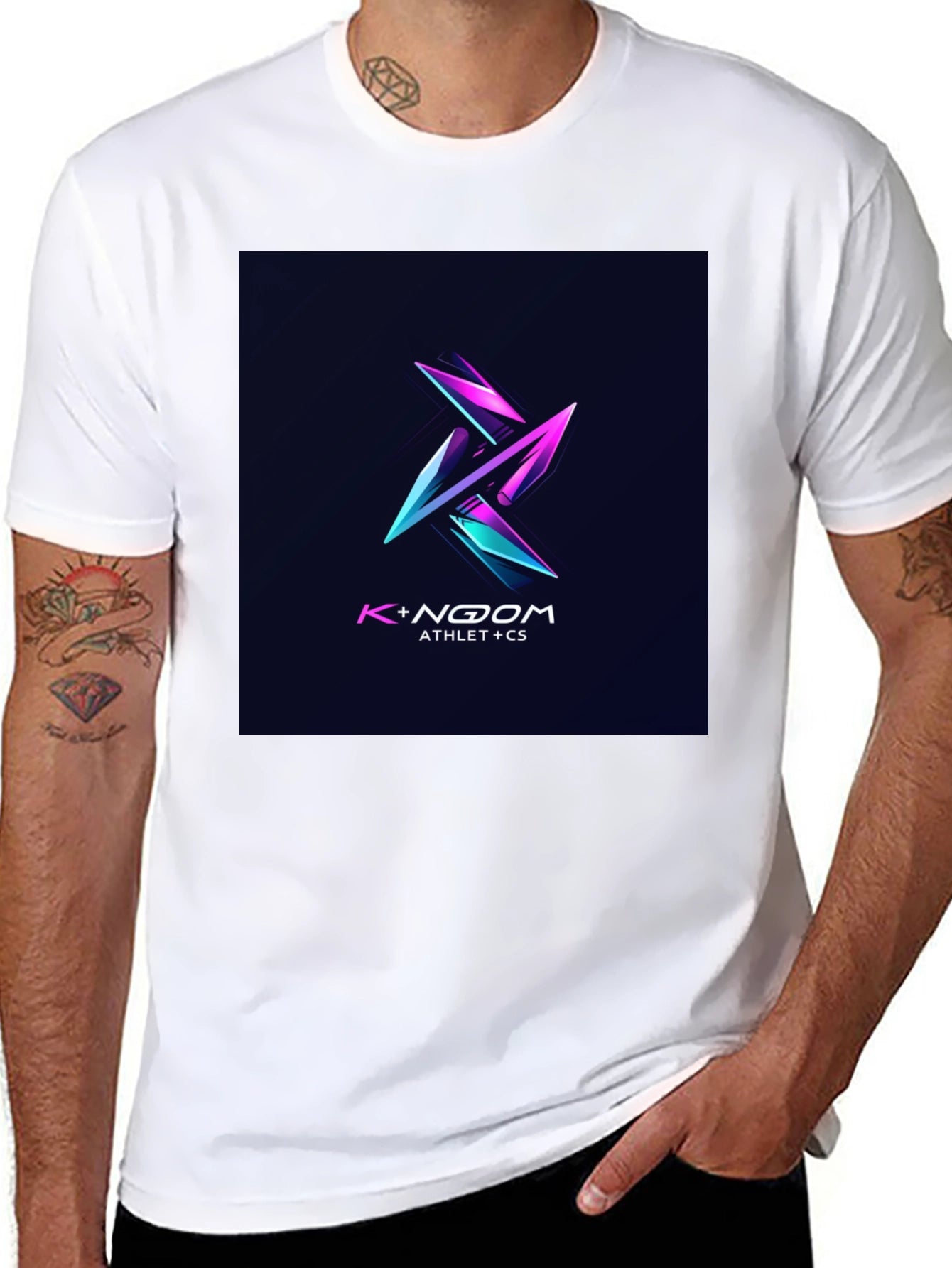 K+ NOQM Athlete CS Black Graphic Tee