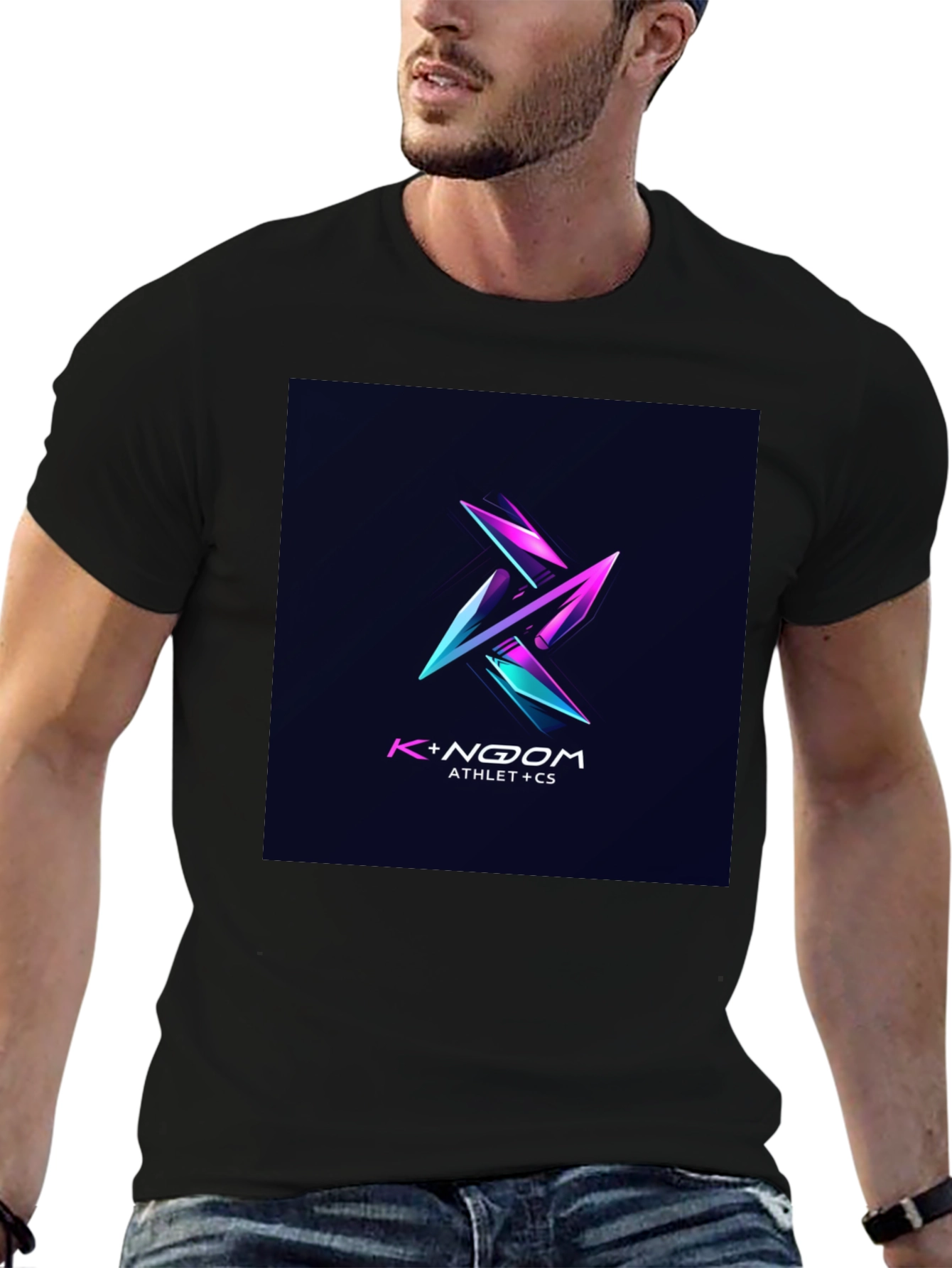 K+ NOQM Athlete CS Black Graphic Tee
