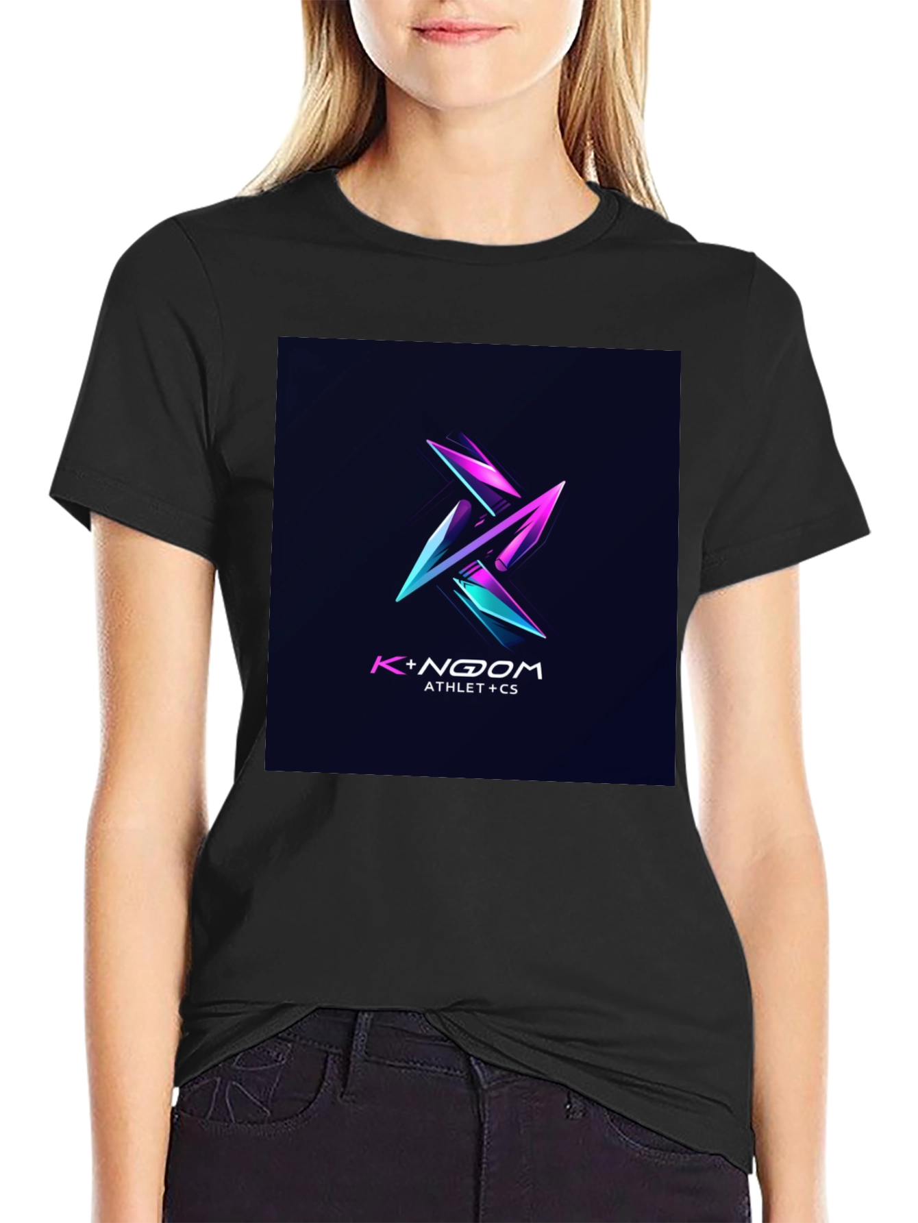 K+ NOQM Athlete CS Black Graphic Tee
