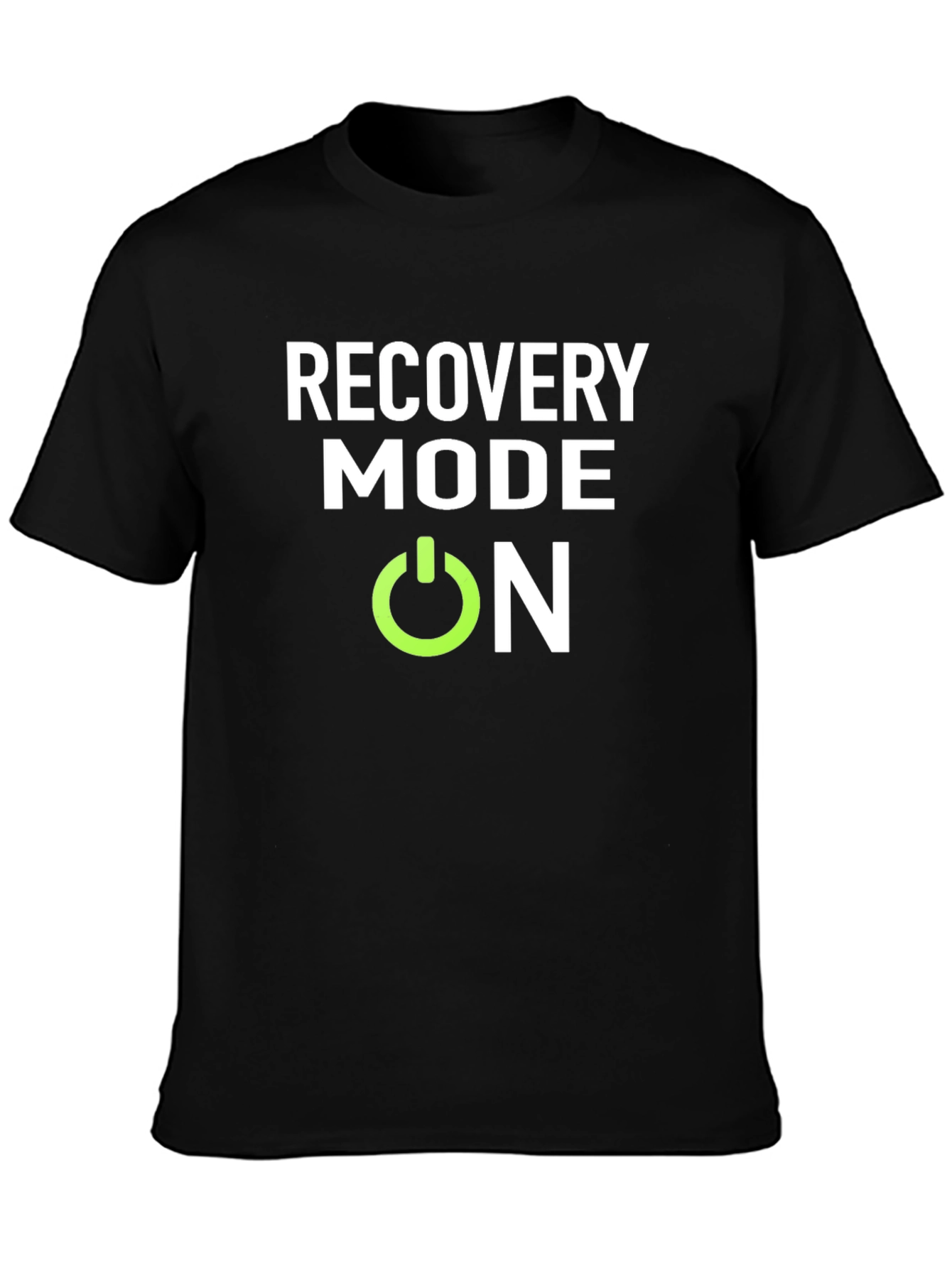 Recovery Mode On Black T-Shirt