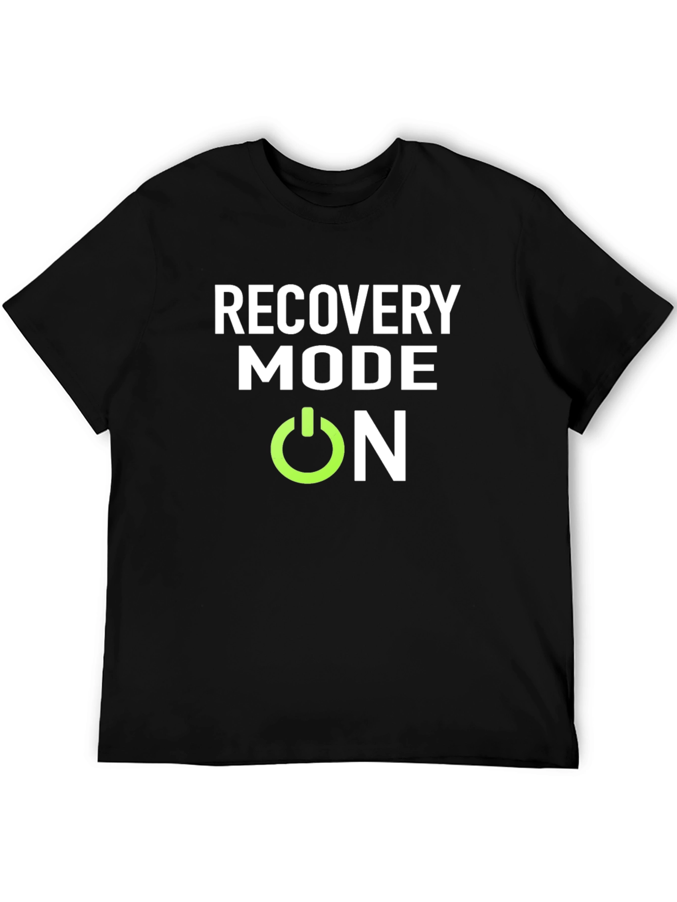 Recovery Mode On Black T-Shirt