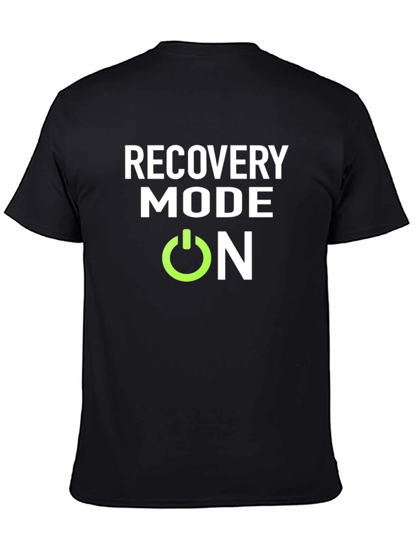 Recovery Mode On Black T-Shirt