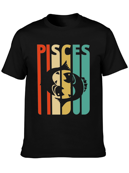 Pisces Zodiac Sign Graphic T-Shirt