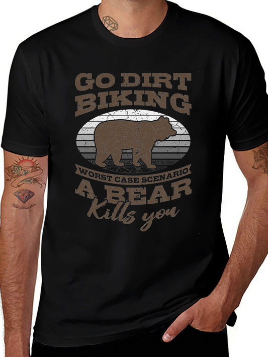 Go Dirt Biking Bear T-Shirt