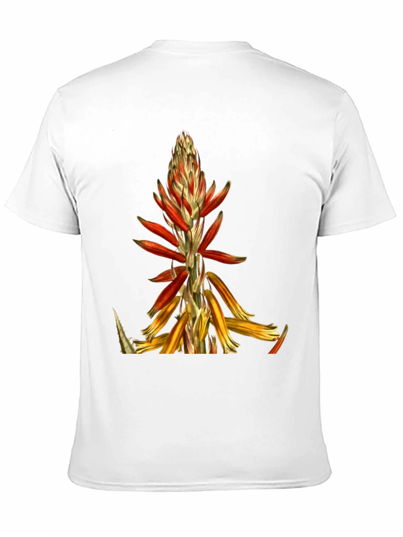Floral Print Graphic Tee - Black T-Shirt