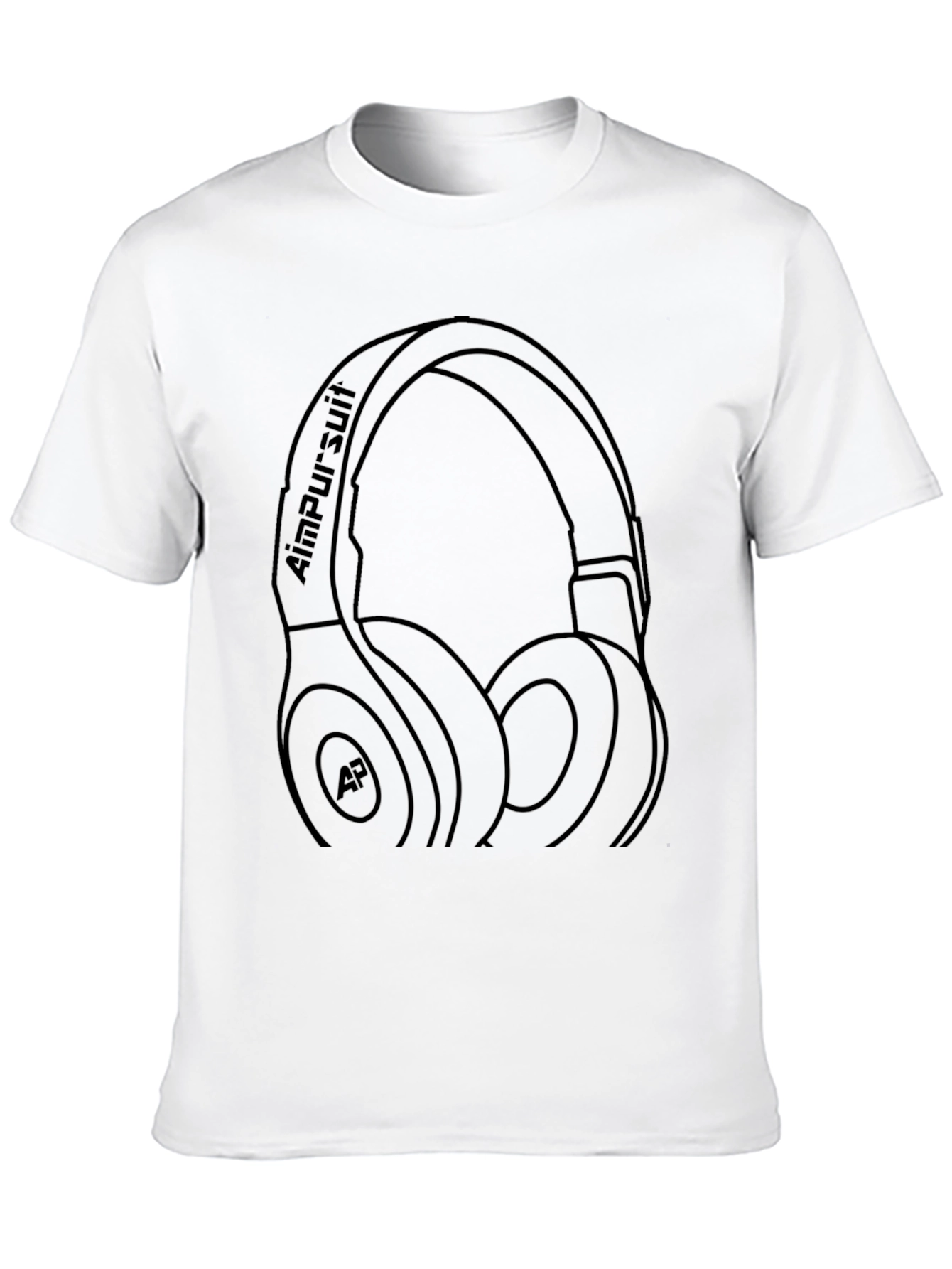 Aim Pursuit Headphone Graphic Tee - Black