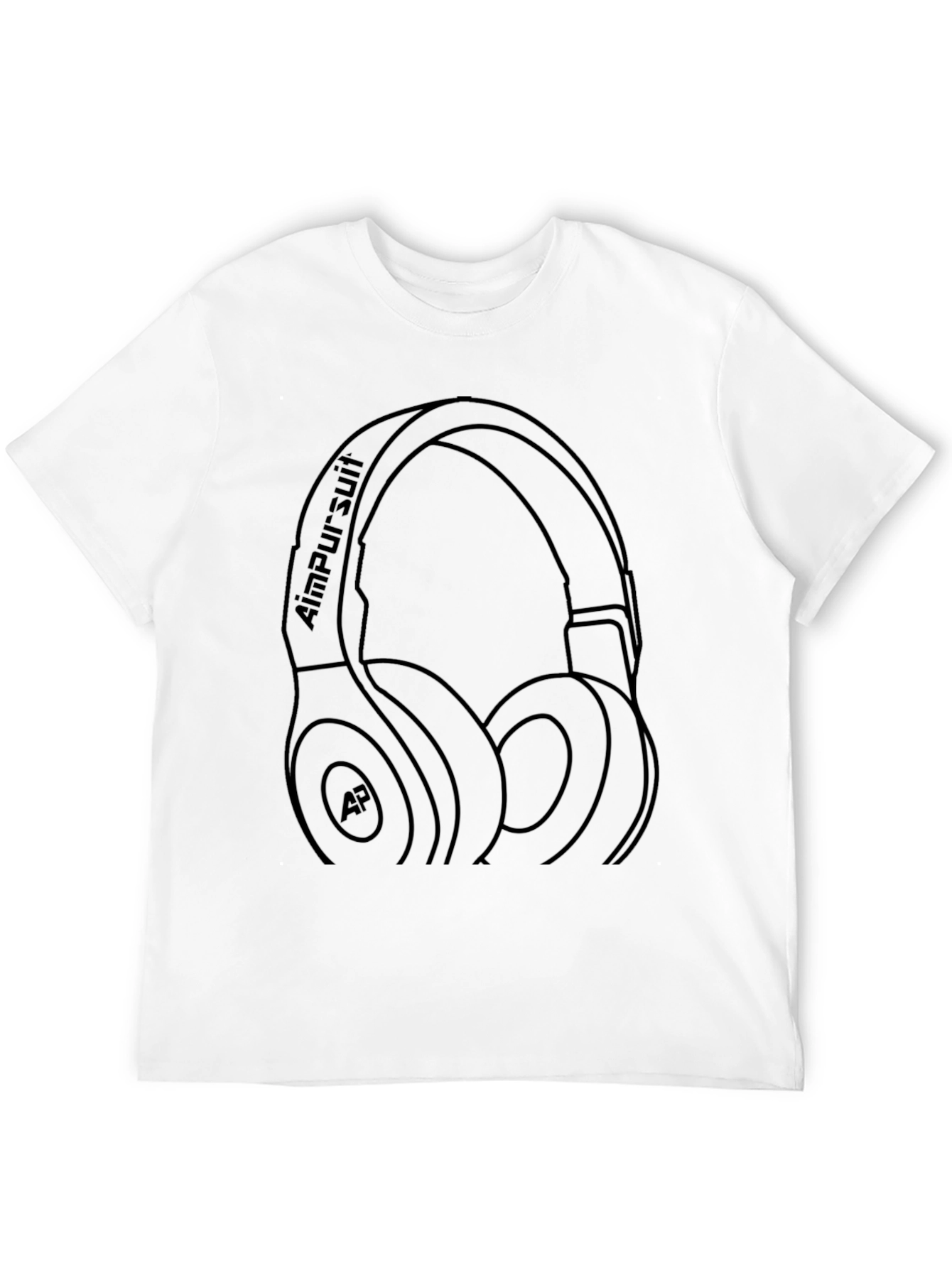 Aim Pursuit Headphone Graphic Tee - Black