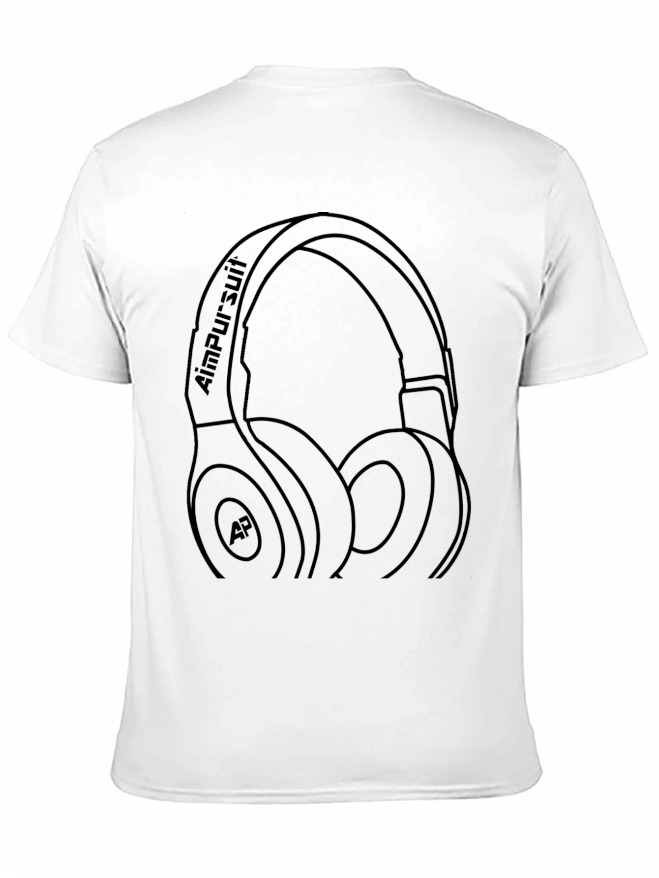 Aim Pursuit Headphone Graphic Tee - Black