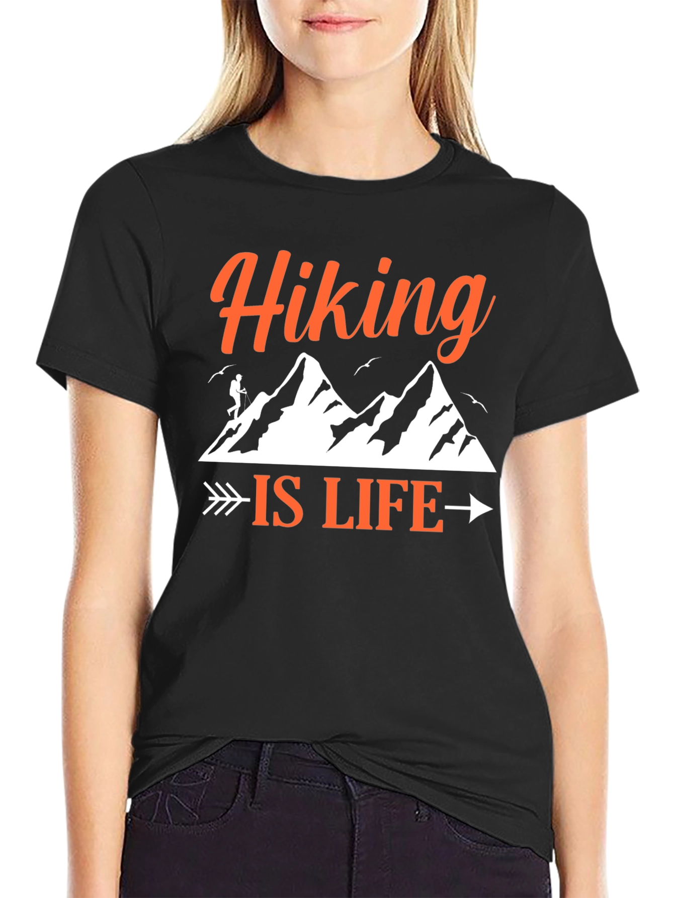 Hiking is Life Graphic T-Shirt