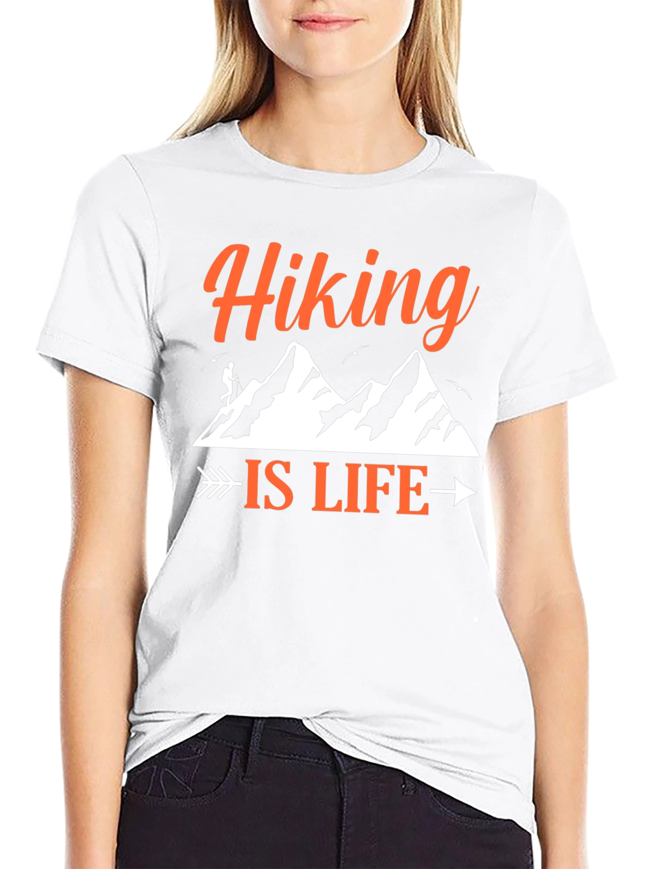Hiking is Life Graphic T-Shirt
