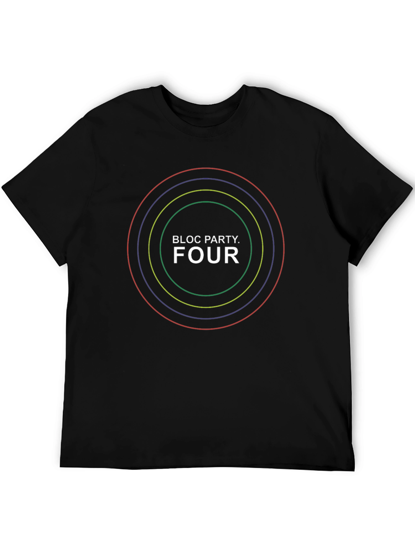 Bloc Party FOUR Black Graphic T-Shirt