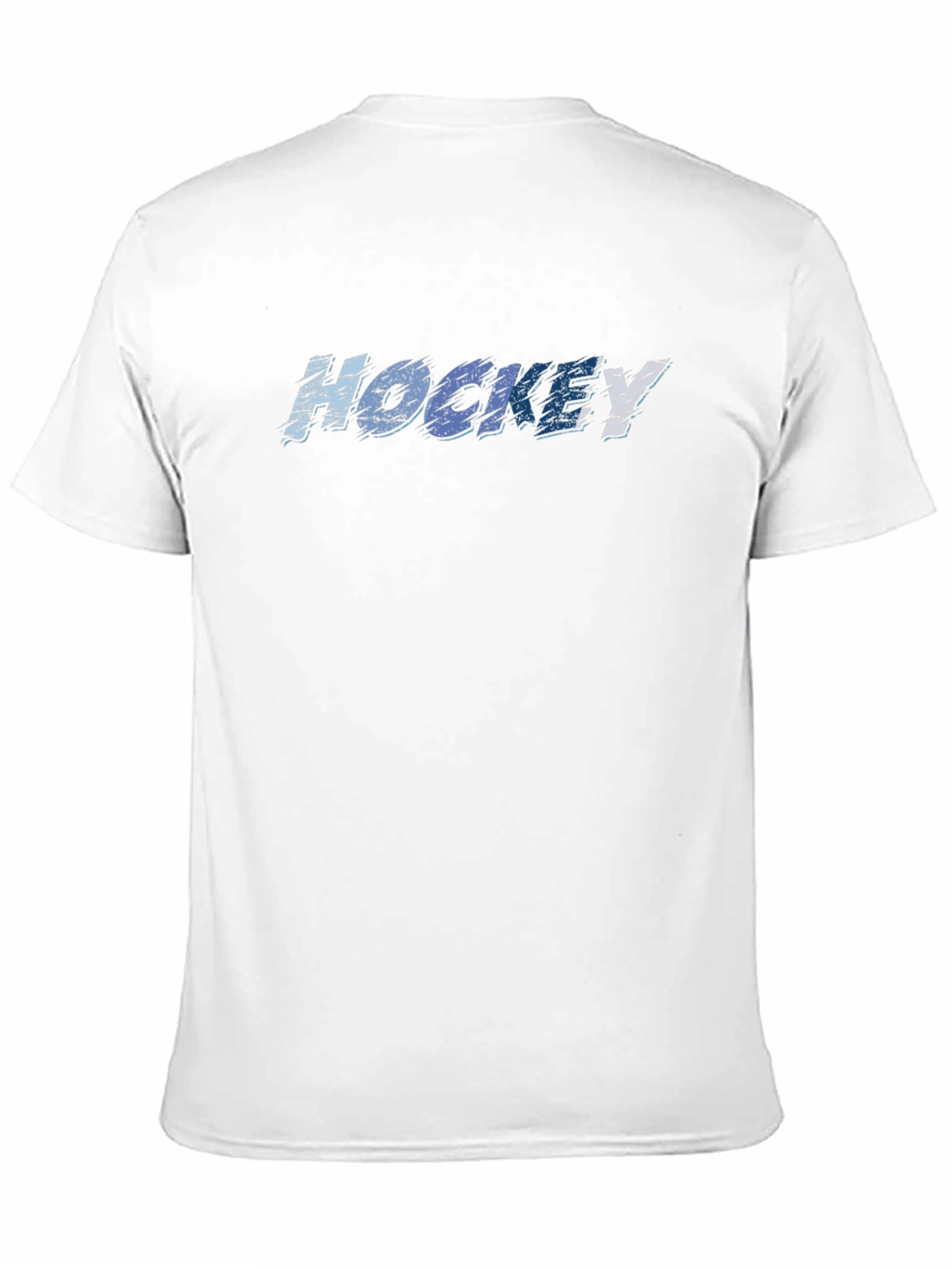 Hockey Graphic Tee - Black Cotton T-Shirt